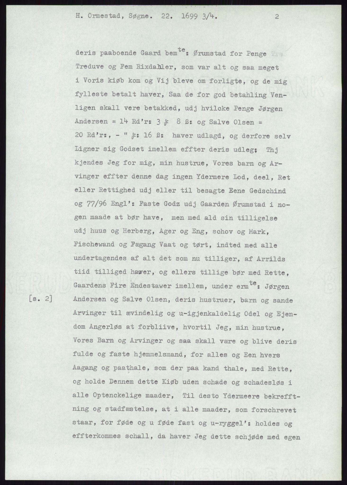 Samlinger til kildeutgivelse, Diplomavskriftsamlingen, AV/RA-EA-4053/H/Ha, p. 2281