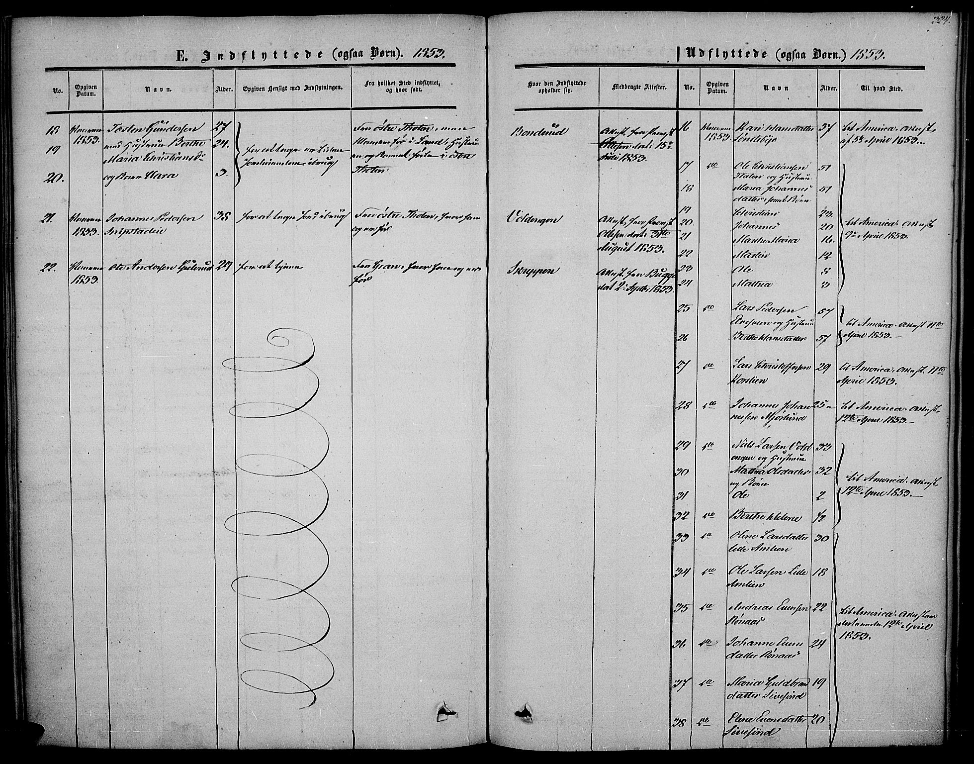 Vestre Toten prestekontor, SAH/PREST-108/H/Ha/Haa/L0005: Parish register (official) no. 5, 1850-1855, p. 324