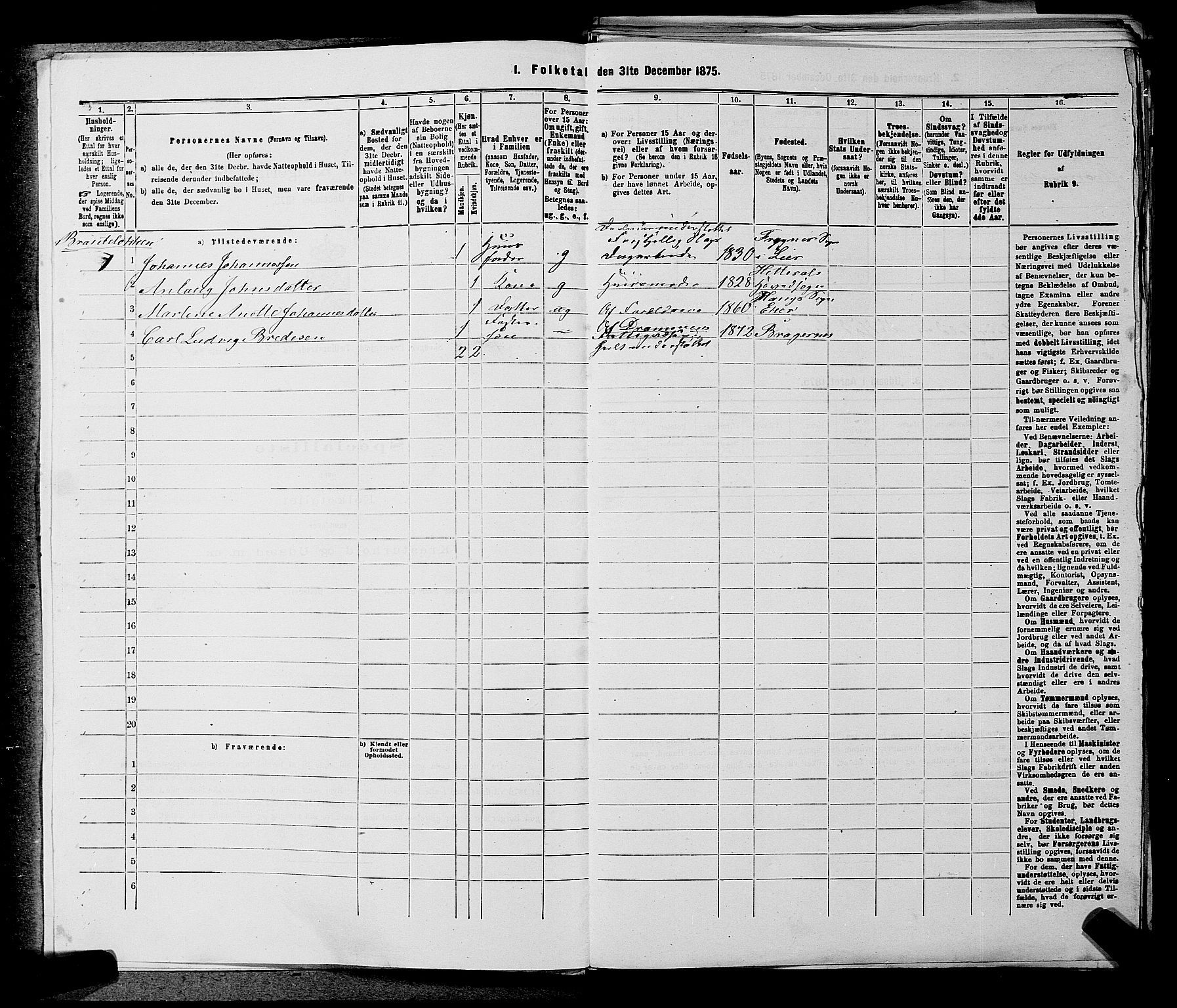 SAKO, 1875 census for 0712P Skoger, 1875, p. 147