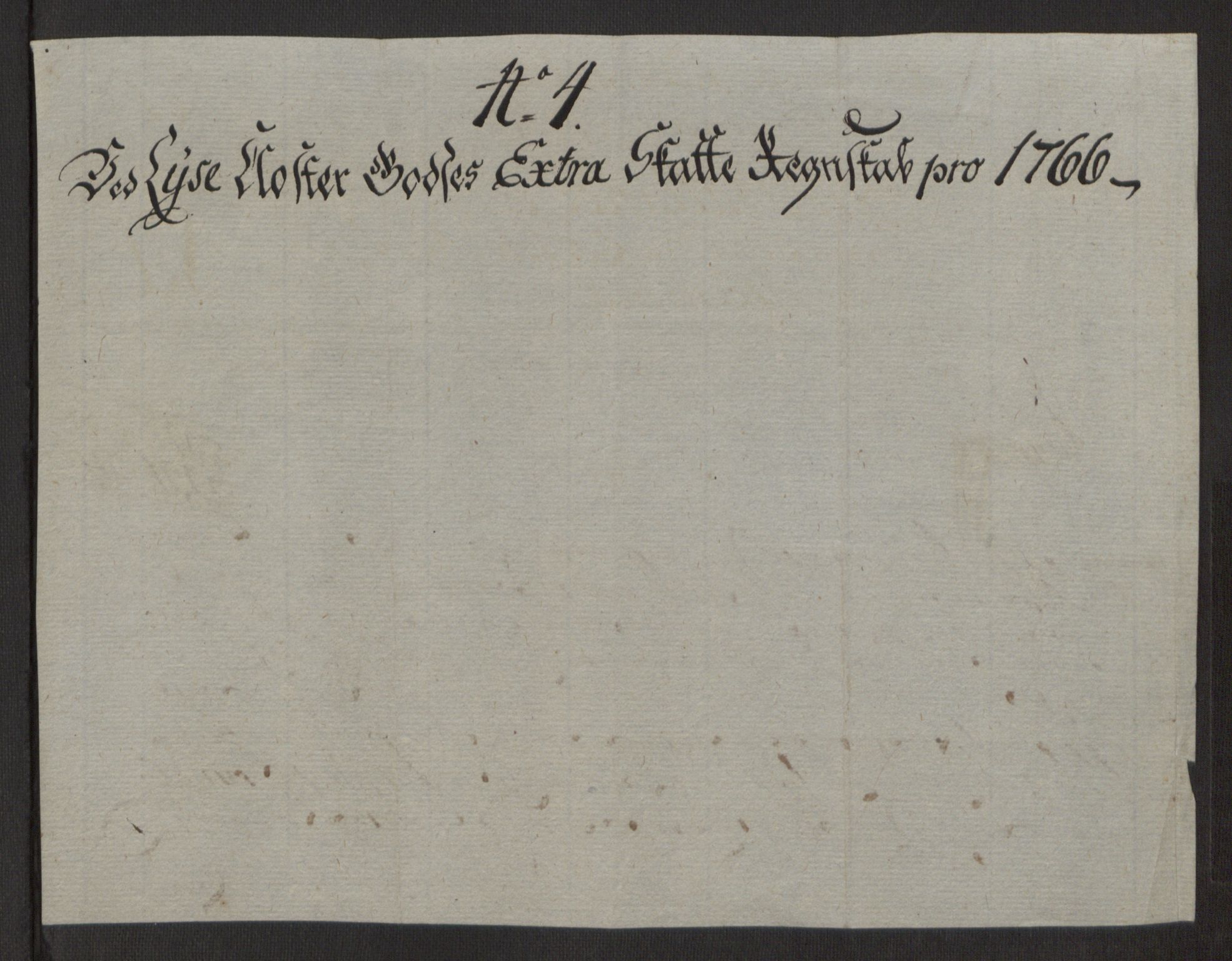 Rentekammeret inntil 1814, Reviderte regnskaper, Fogderegnskap, RA/EA-4092/R50/L3180: Ekstraskatten Lyse kloster, 1762-1783, p. 166