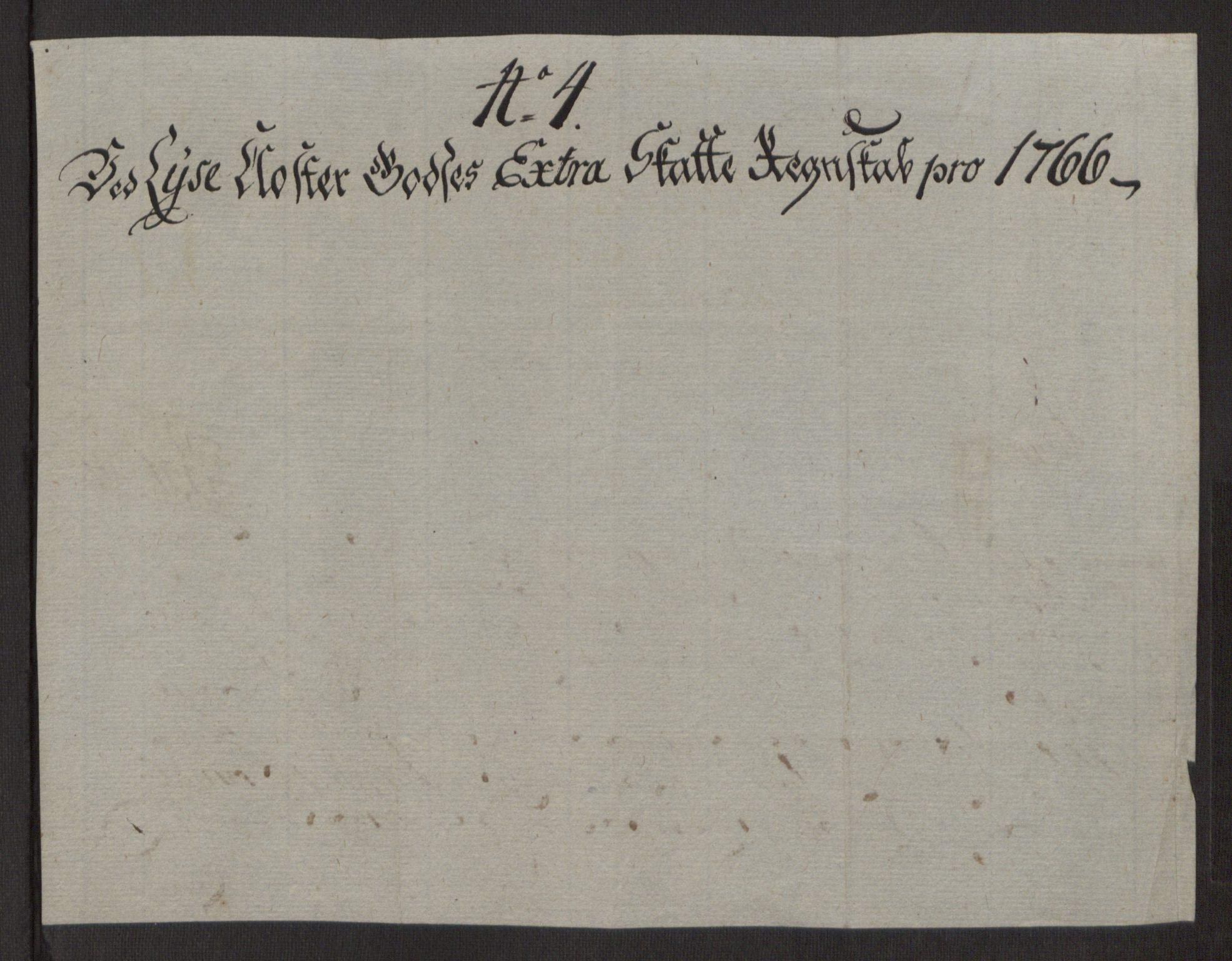 Rentekammeret inntil 1814, Reviderte regnskaper, Fogderegnskap, AV/RA-EA-4092/R50/L3180: Ekstraskatten Lyse kloster, 1762-1783, p. 166