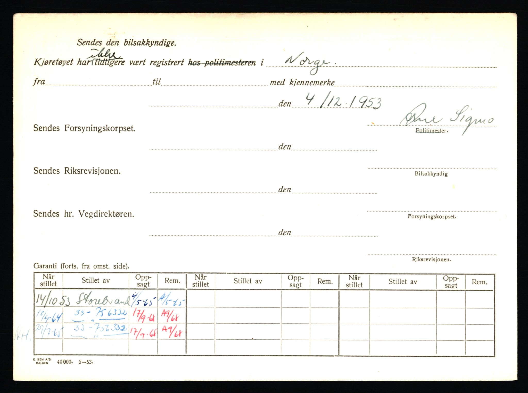 Stavanger trafikkstasjon, SAST/A-101942/0/F/L0012: L-4200 - L-4699, 1930-1971, p. 64