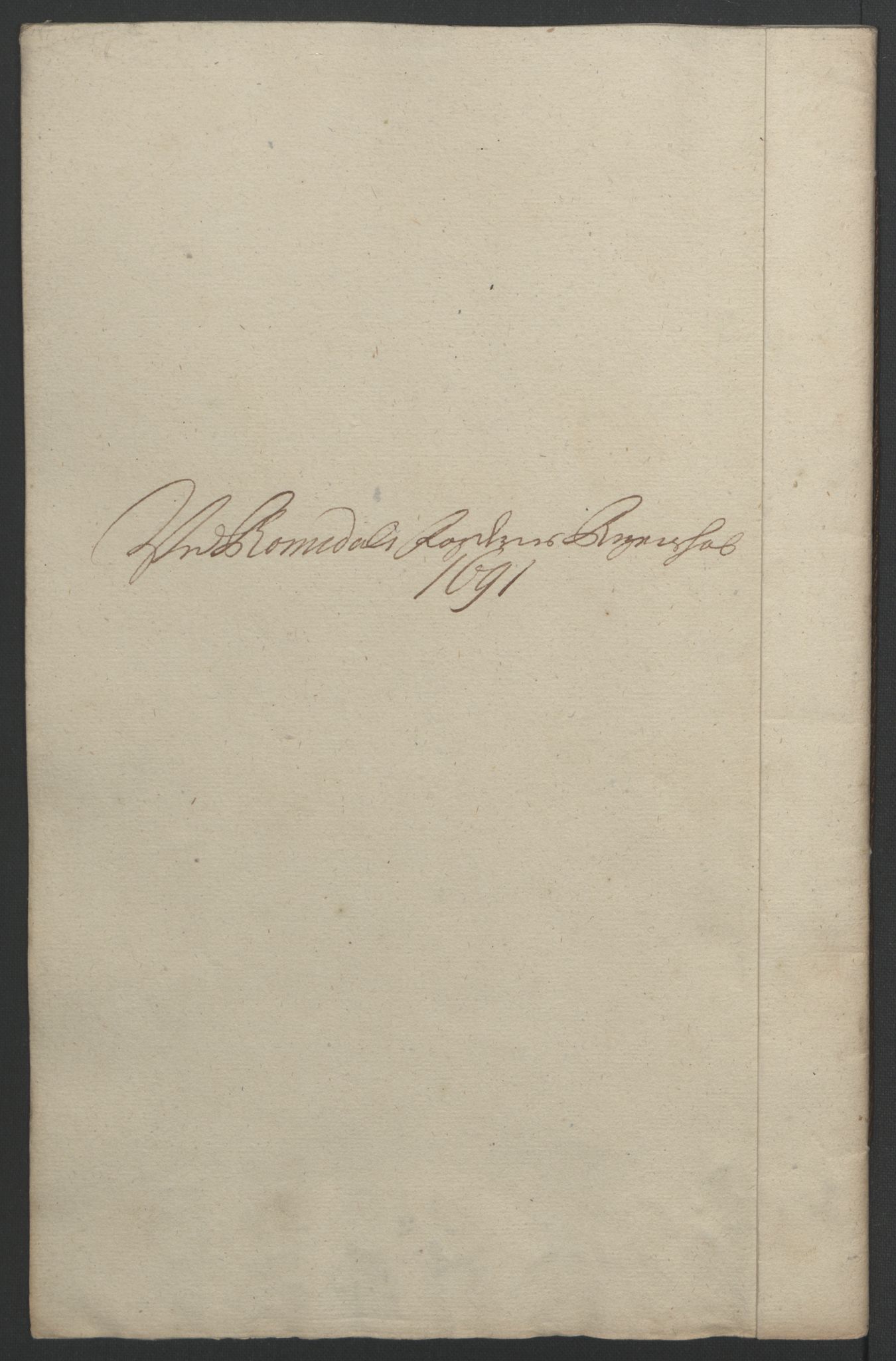 Rentekammeret inntil 1814, Reviderte regnskaper, Fogderegnskap, RA/EA-4092/R55/L3649: Fogderegnskap Romsdal, 1690-1691, p. 297