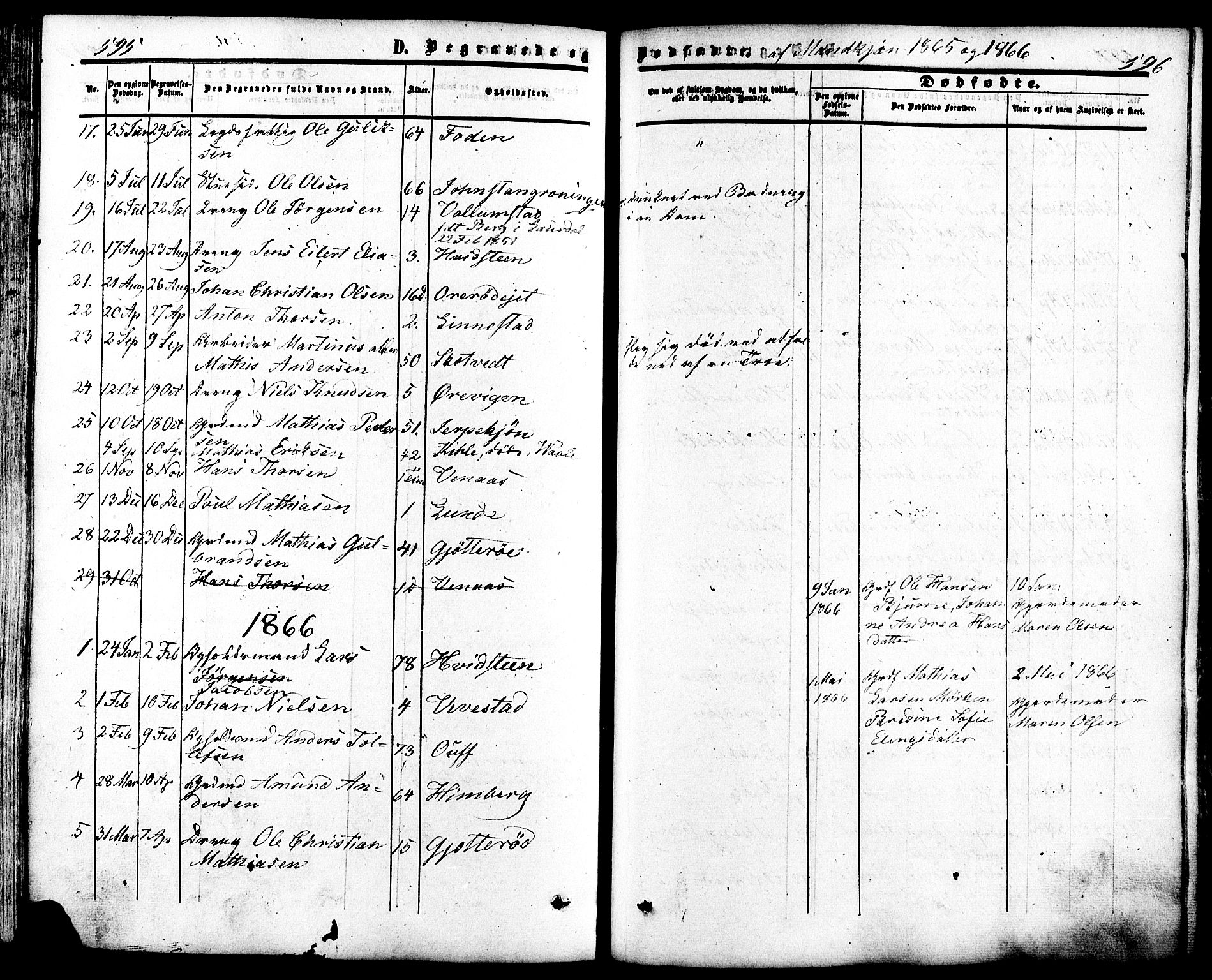 Ramnes kirkebøker, AV/SAKO-A-314/F/Fa/L0006: Parish register (official) no. I 6, 1862-1877, p. 595-596