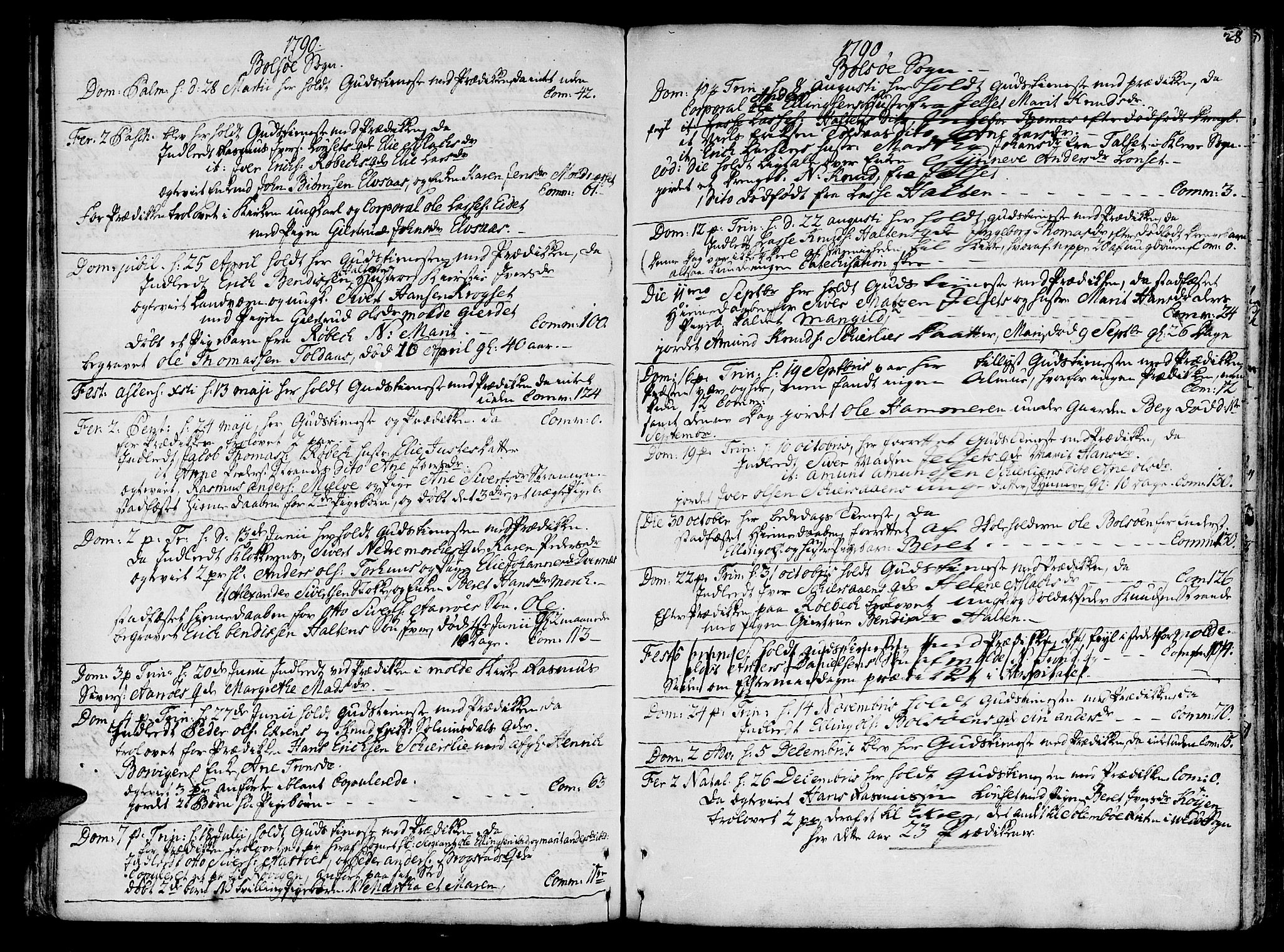 Ministerialprotokoller, klokkerbøker og fødselsregistre - Møre og Romsdal, SAT/A-1454/555/L0648: Parish register (official) no. 555A01, 1759-1793, p. 28