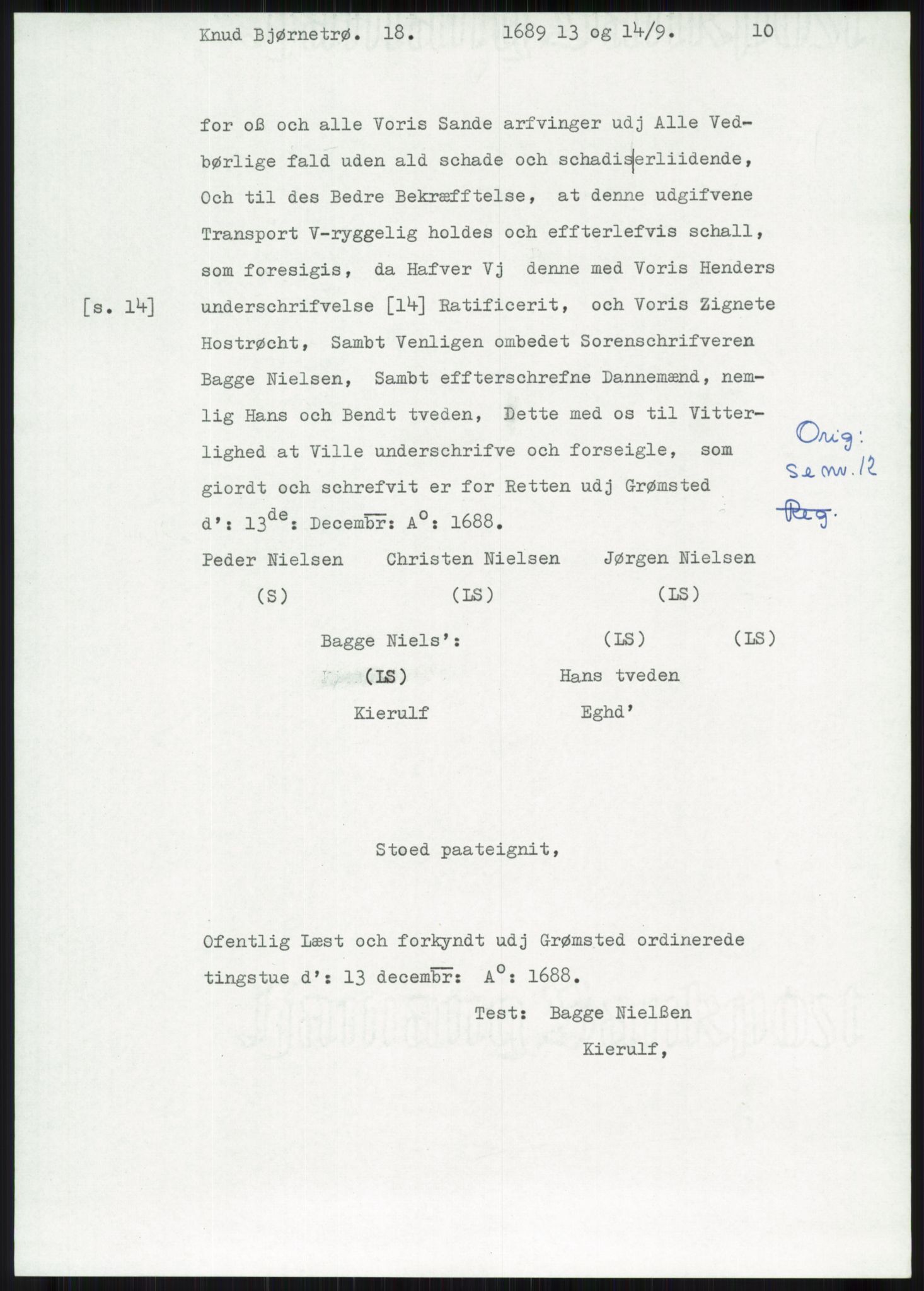 Samlinger til kildeutgivelse, Diplomavskriftsamlingen, AV/RA-EA-4053/H/Ha, p. 459