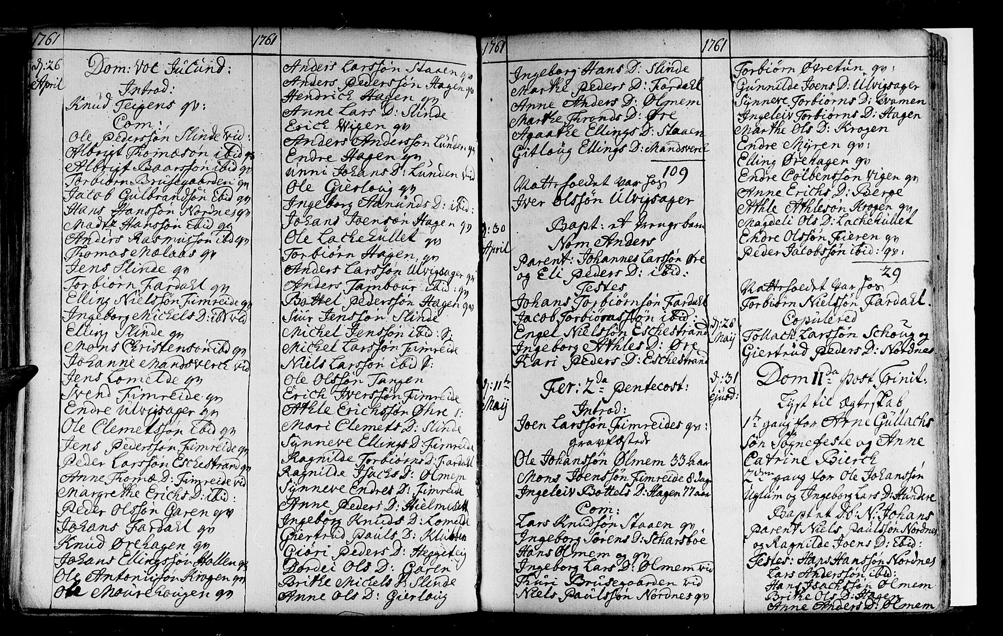 Sogndal sokneprestembete, AV/SAB-A-81301/H/Haa/Haaa/L0004: Parish register (official) no. A 4, 1747-1782