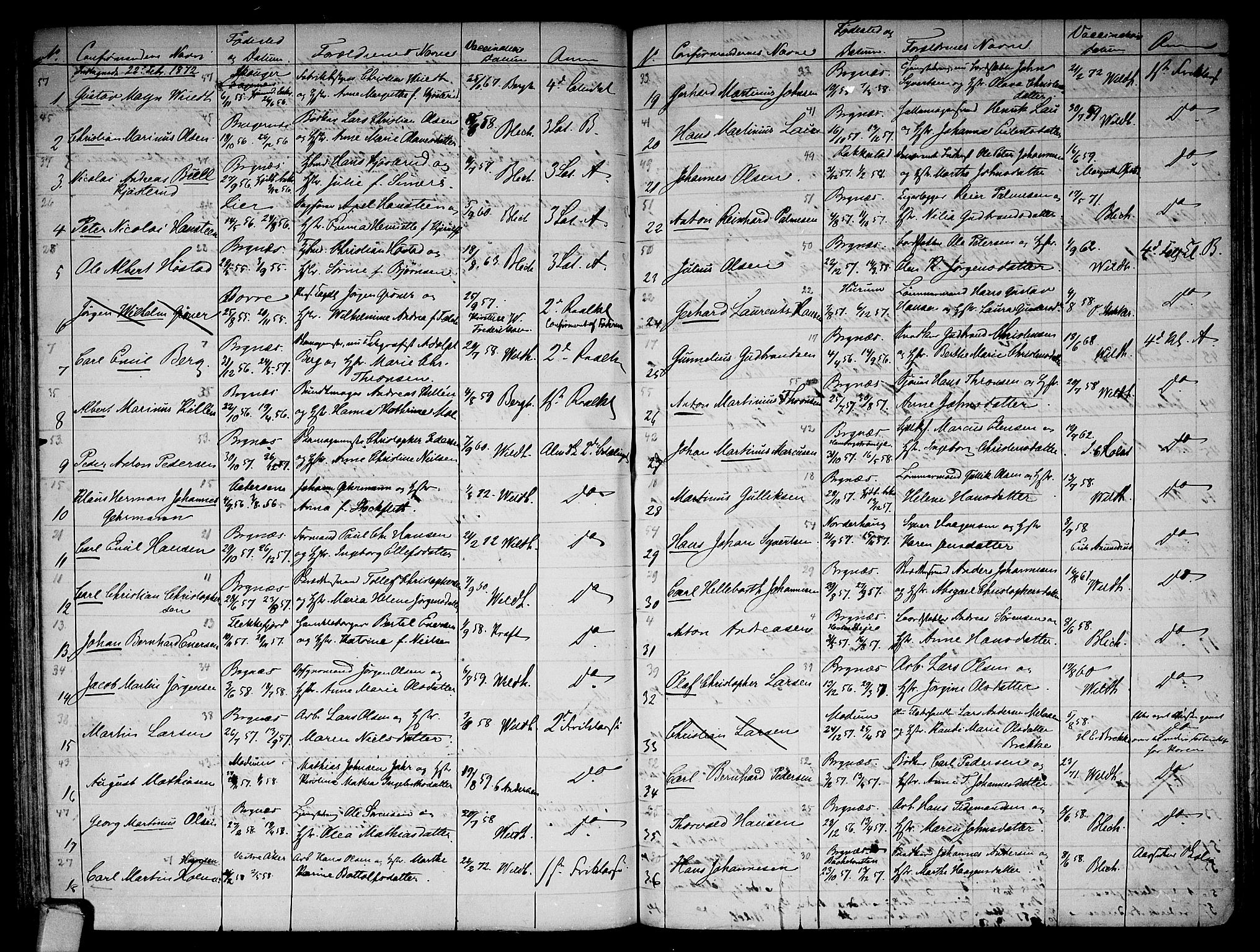 Bragernes kirkebøker, AV/SAKO-A-6/G/Ga/L0003: Parish register (copy) no. 3, 1864-1878