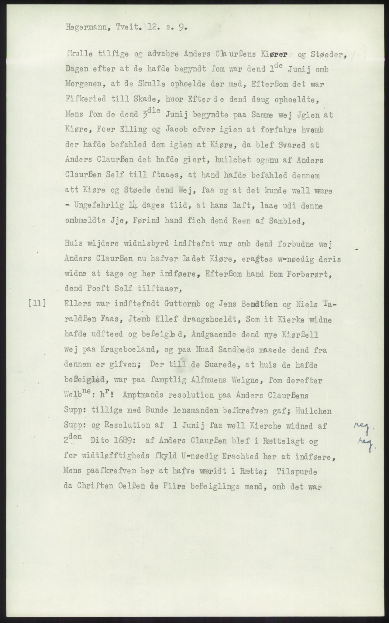 Samlinger til kildeutgivelse, Diplomavskriftsamlingen, AV/RA-EA-4053/H/Ha, p. 1485