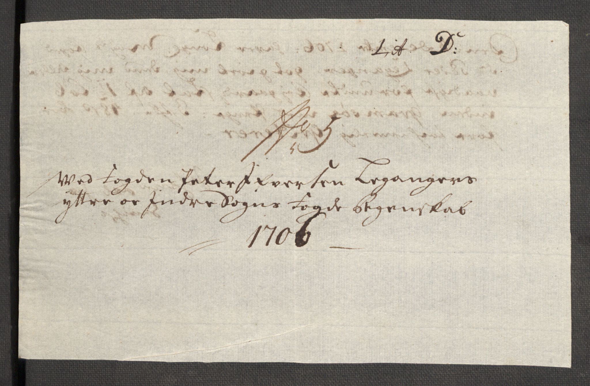 Rentekammeret inntil 1814, Reviderte regnskaper, Fogderegnskap, AV/RA-EA-4092/R52/L3314: Fogderegnskap Sogn, 1705-1707, p. 372