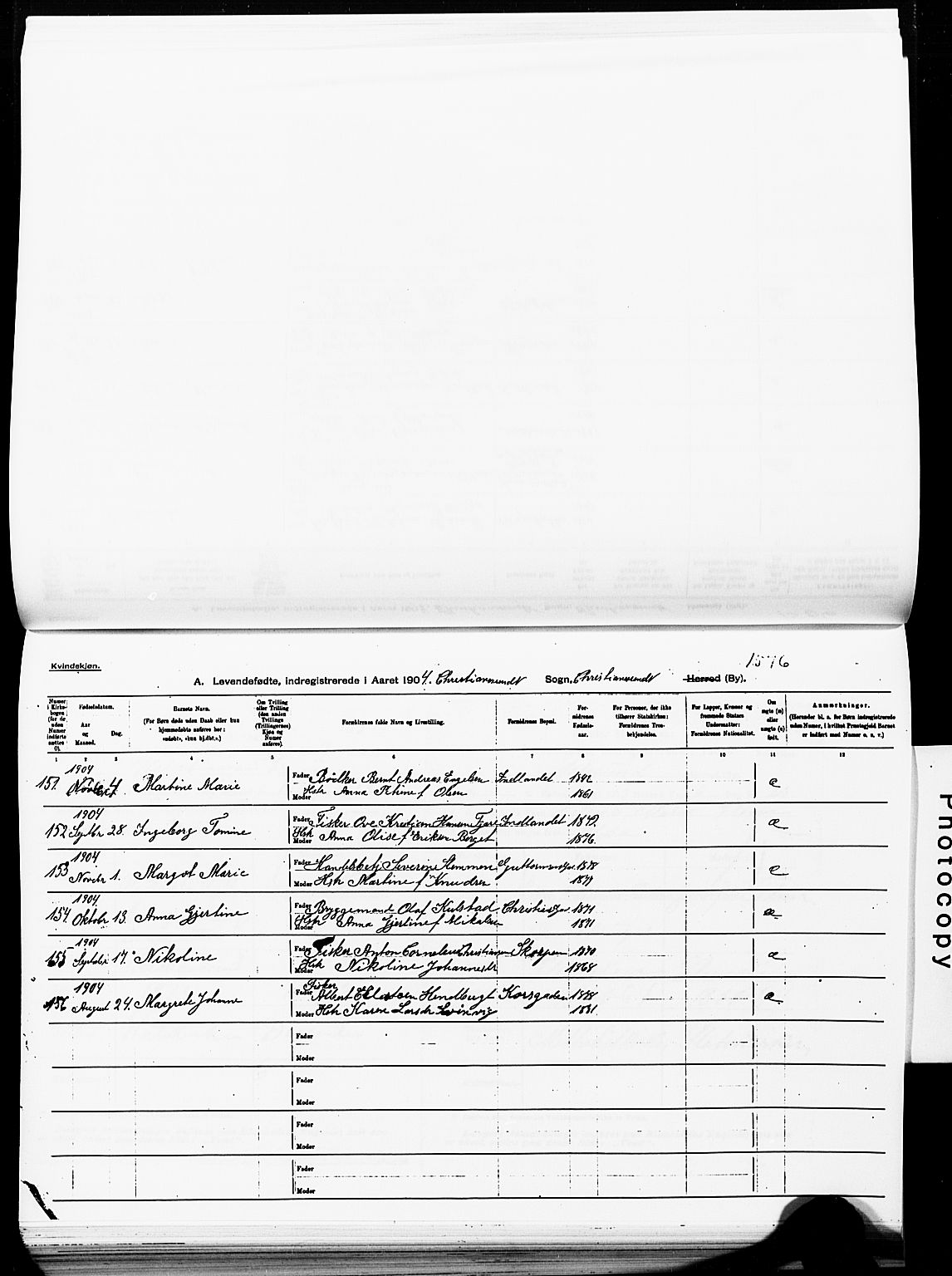 Ministerialprotokoller, klokkerbøker og fødselsregistre - Møre og Romsdal, AV/SAT-A-1454/572/L0858: Parish register (official) no. 572D02, 1903-1912