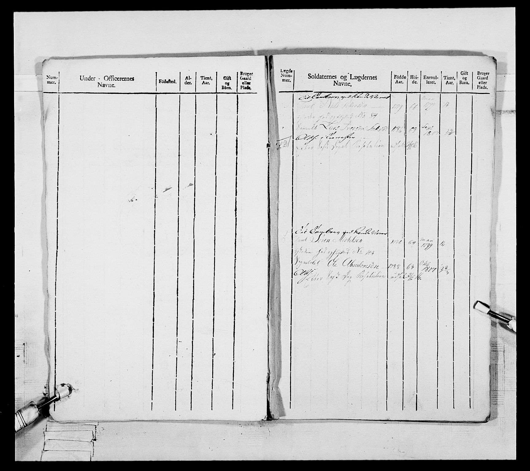 Generalitets- og kommissariatskollegiet, Det kongelige norske kommissariatskollegium, AV/RA-EA-5420/E/Eh/L0075c: 1. Trondheimske nasjonale infanteriregiment, 1811, p. 57