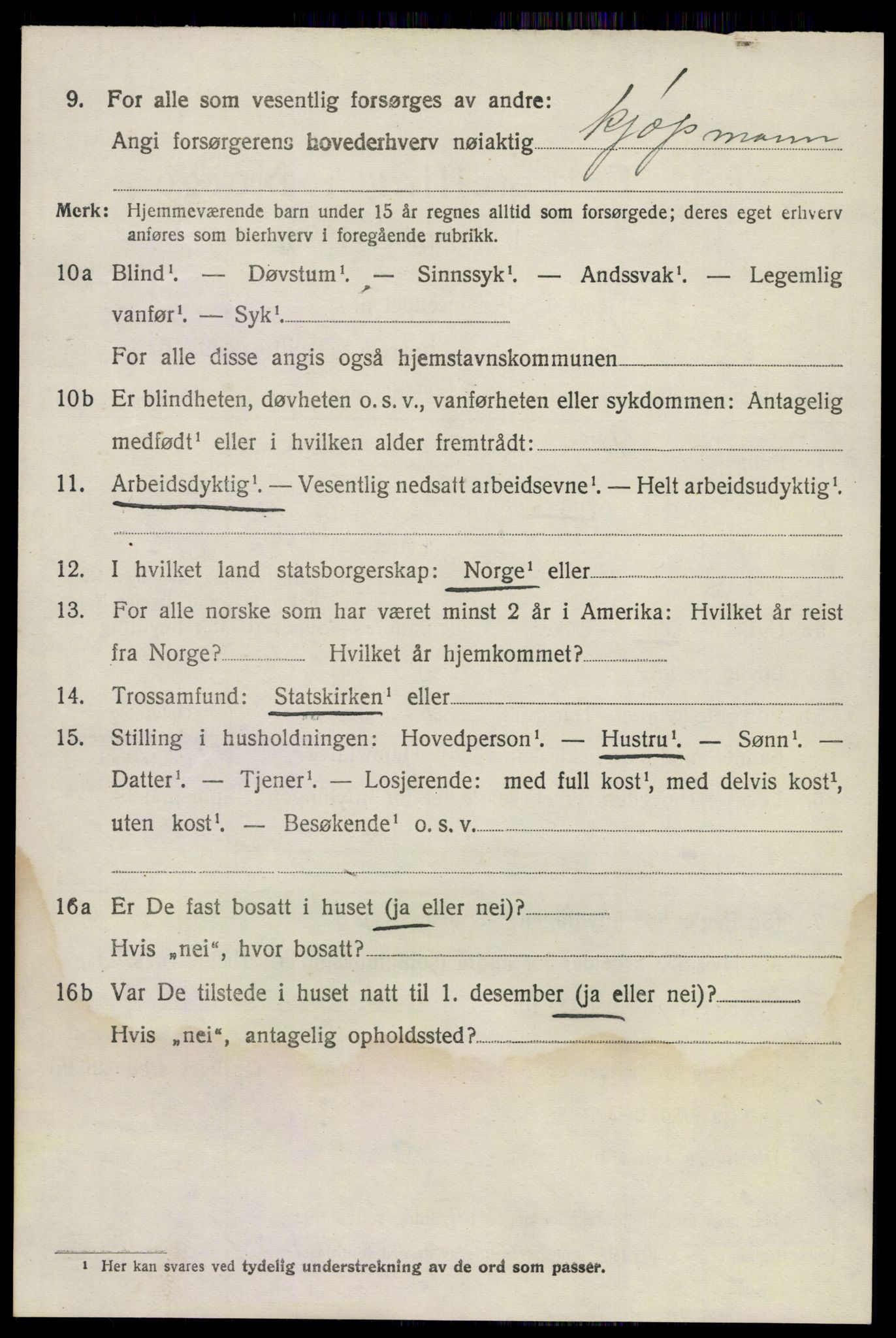 SAKO, 1920 census for Sandeherred, 1920, p. 21133