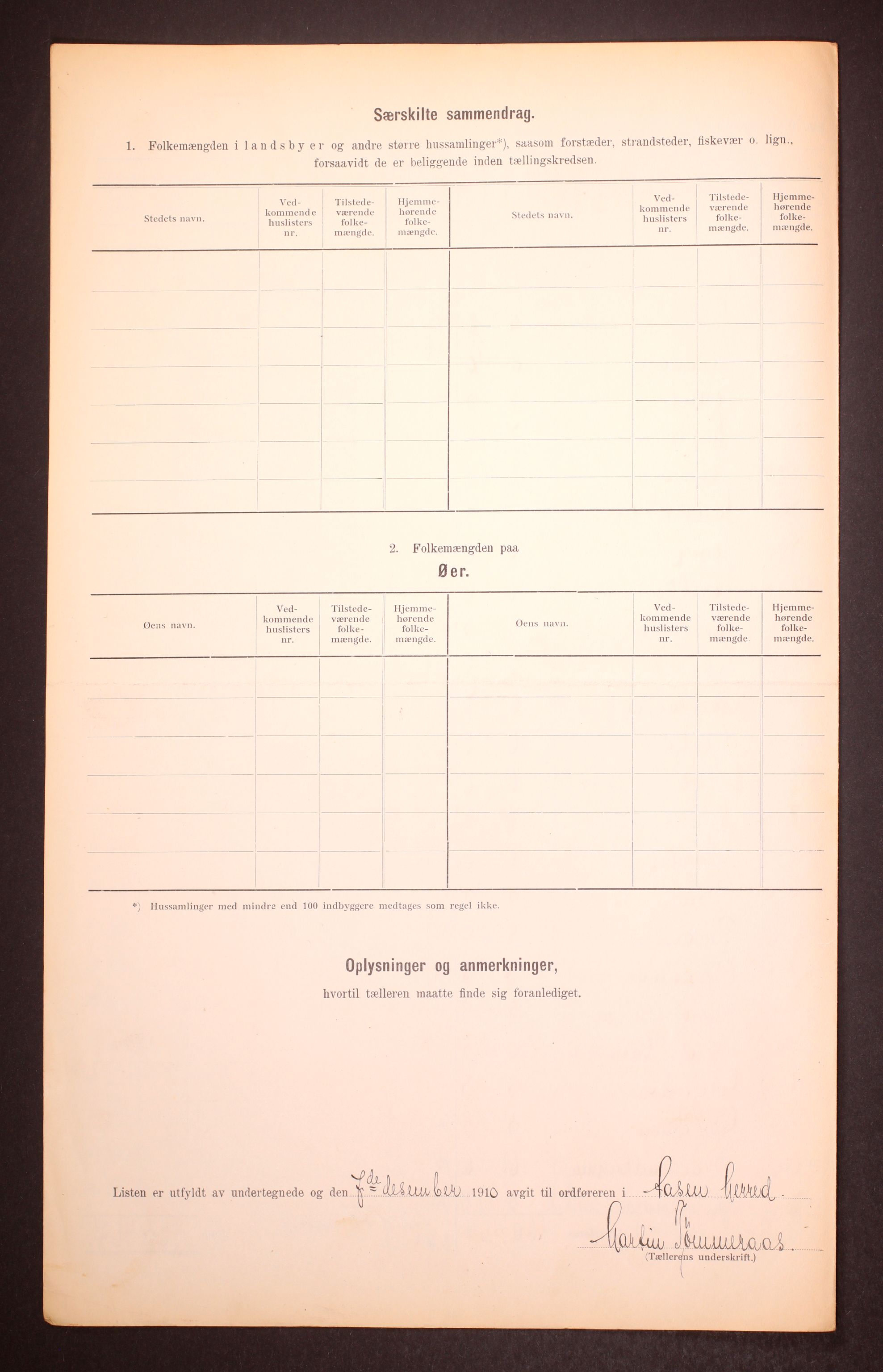 RA, 1910 census for Åsen, 1910, p. 15