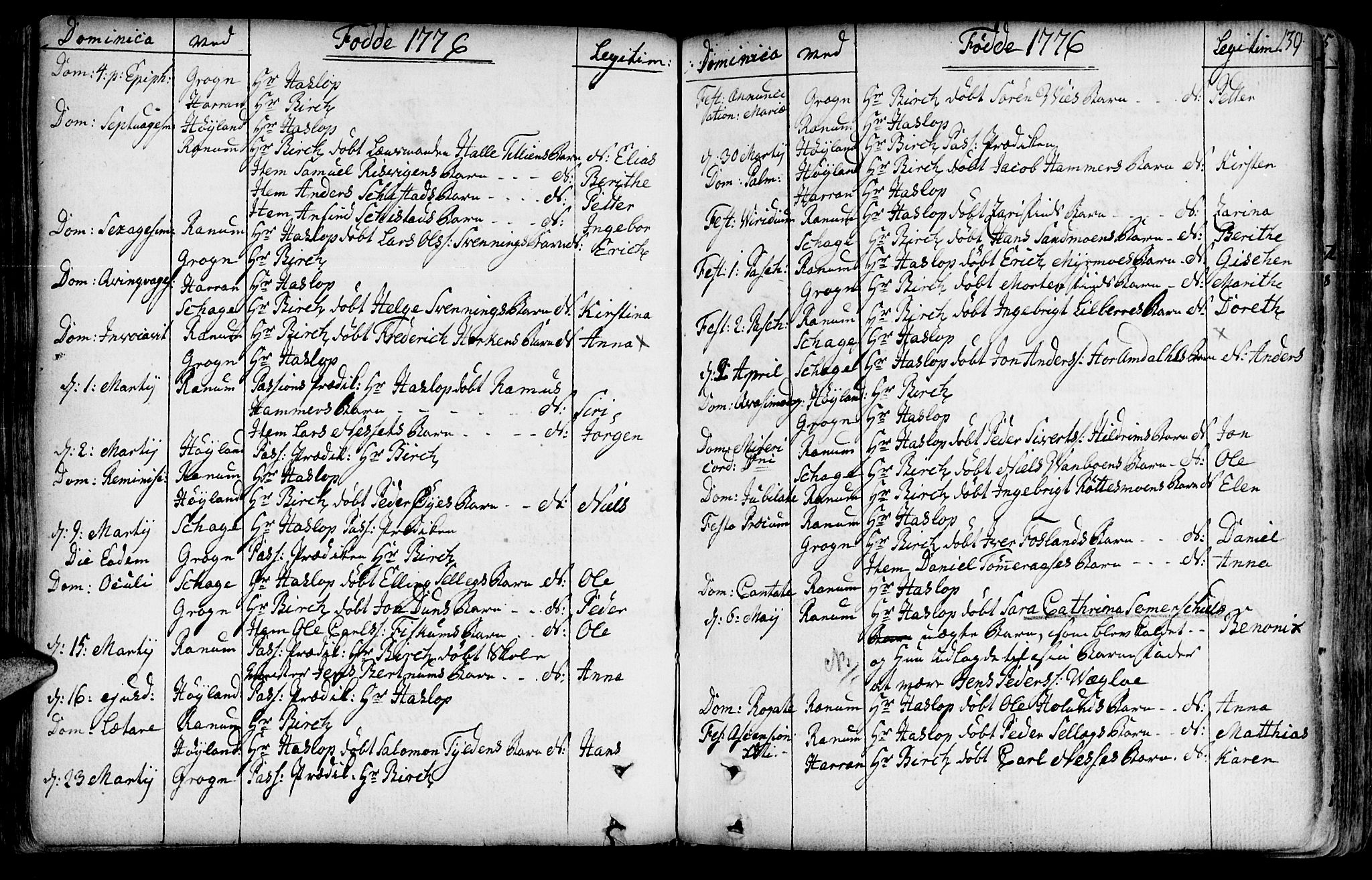 Ministerialprotokoller, klokkerbøker og fødselsregistre - Nord-Trøndelag, SAT/A-1458/764/L0542: Parish register (official) no. 764A02, 1748-1779, p. 139