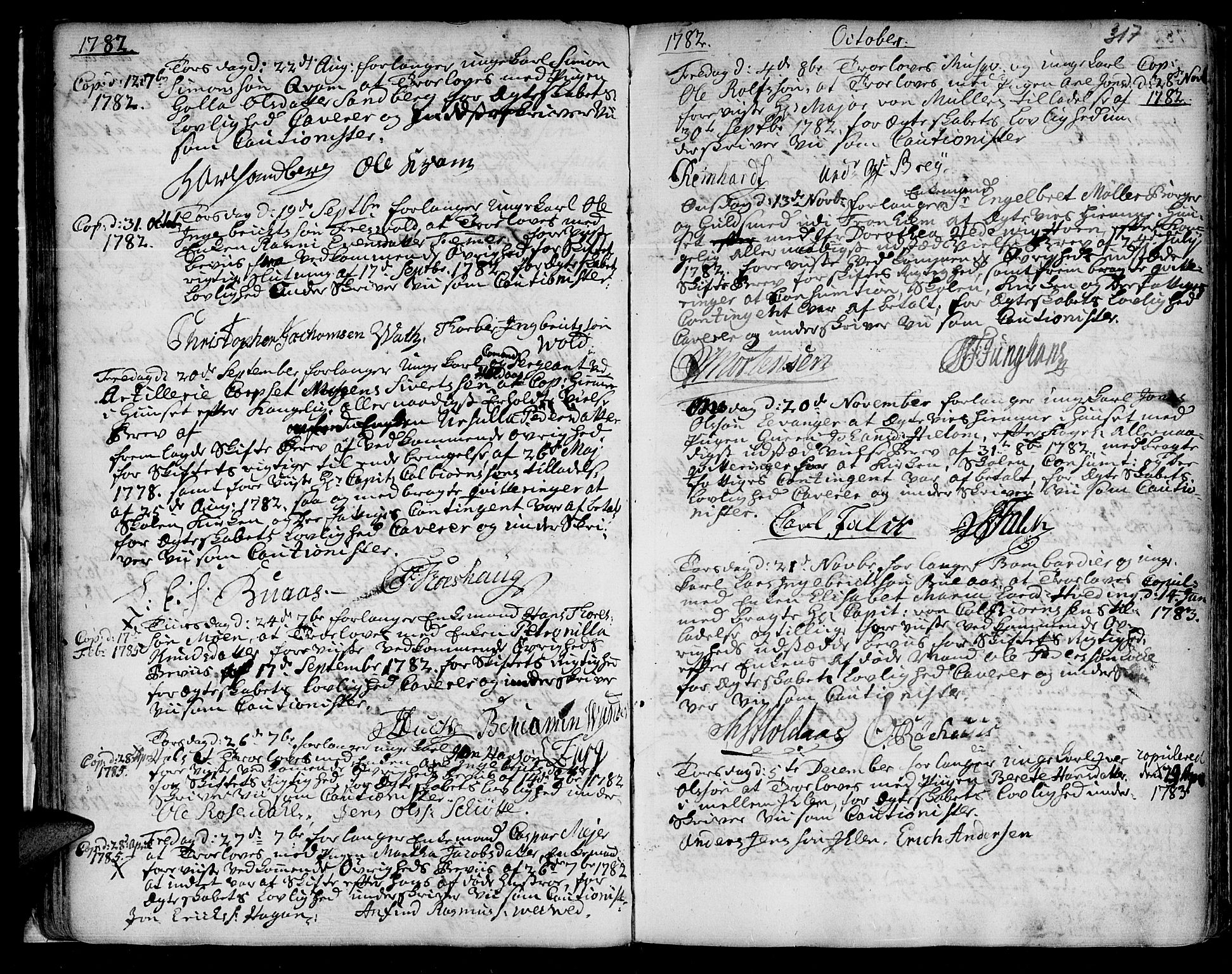 Ministerialprotokoller, klokkerbøker og fødselsregistre - Sør-Trøndelag, SAT/A-1456/601/L0038: Parish register (official) no. 601A06, 1766-1877, p. 317