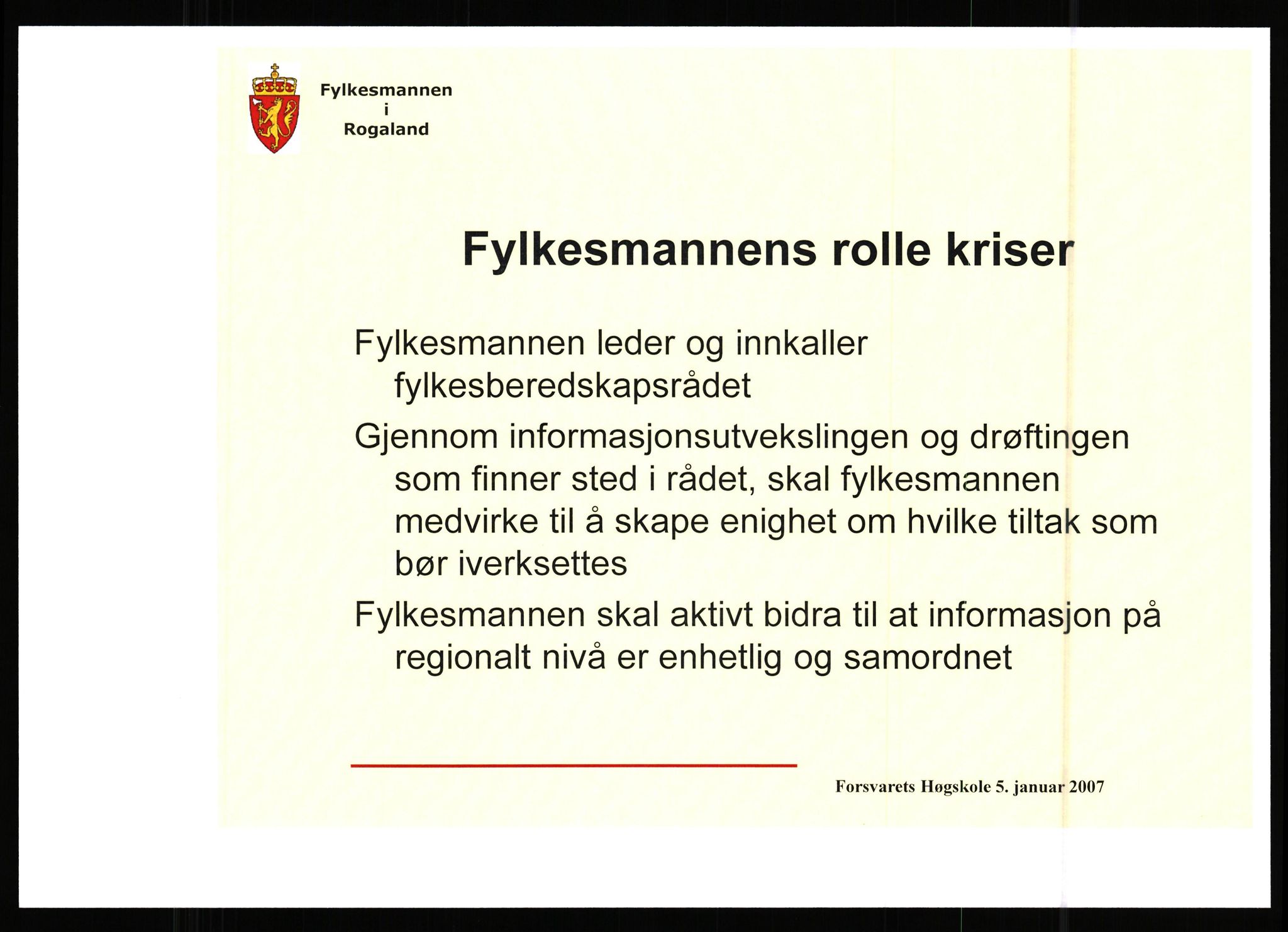 Pa 0436 - Tora Aasland, AV/SAST-A-102572/E/Ea/L0029: Fylkesmann i Rogaland/Alternativ framtid, 1984-2013, p. 11