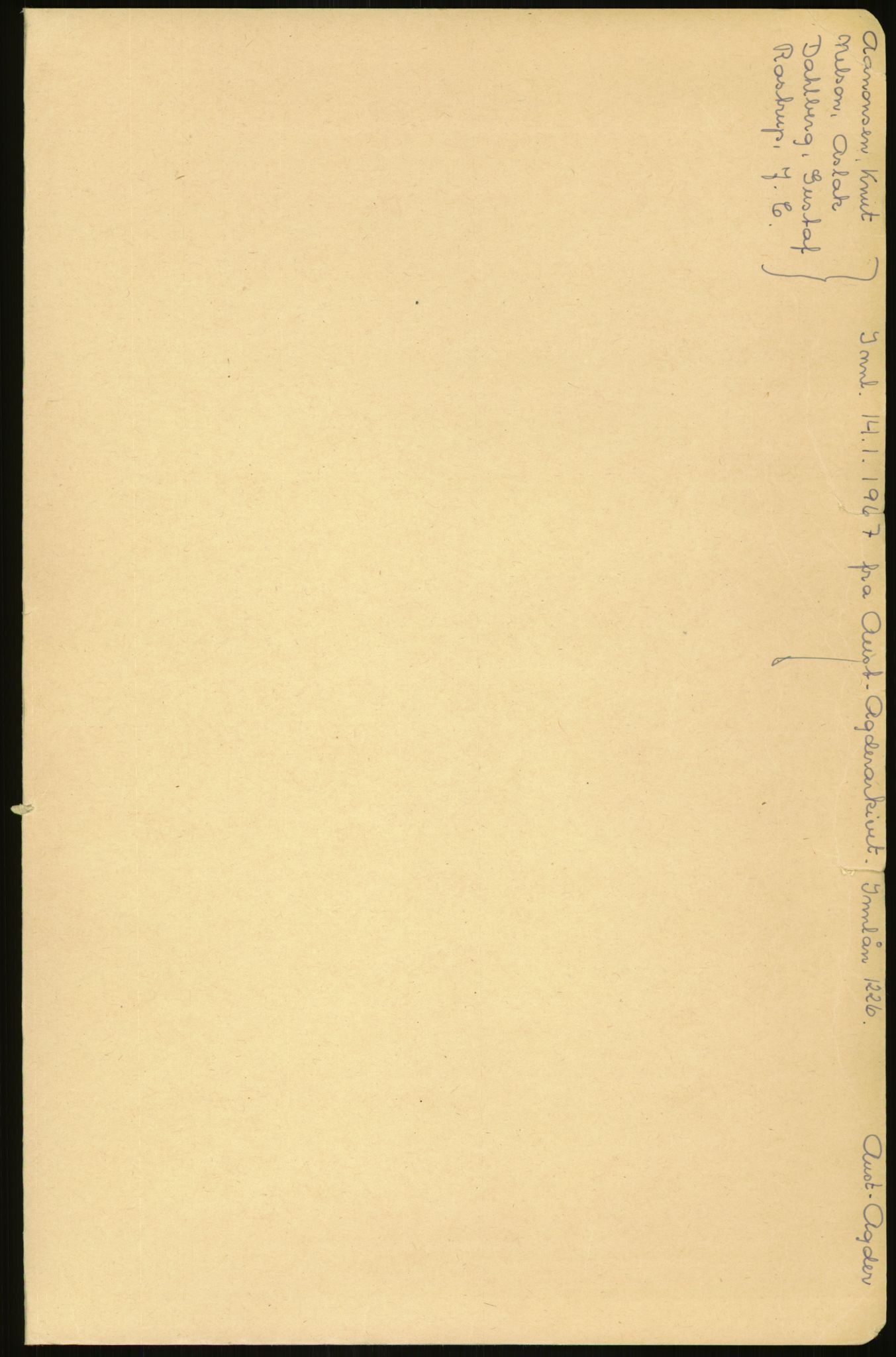 Samlinger til kildeutgivelse, Amerikabrevene, AV/RA-EA-4057/F/L0026: Innlån fra Aust-Agder: Aust-Agder-Arkivet - Erickson, 1838-1914, p. 861