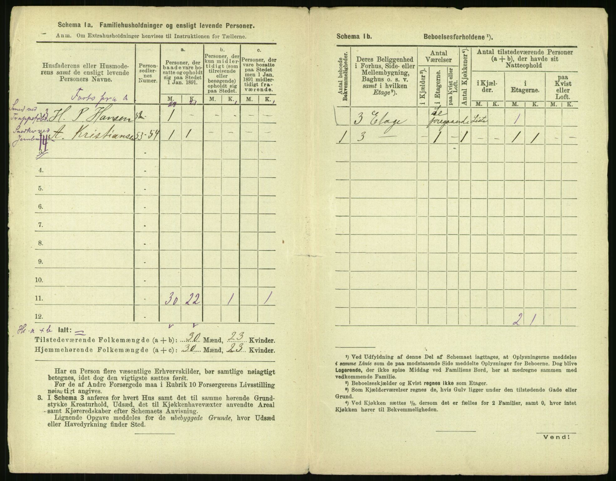 RA, 1891 census for 0301 Kristiania, 1891, p. 106262