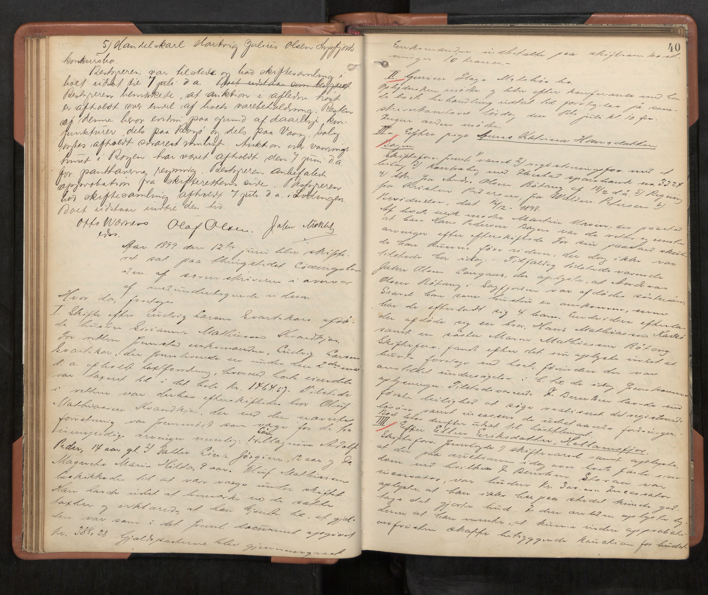 Steigen og Ofoten sorenskriveri, AV/SAT-A-0030/1/3/3B/L0002: Skiftebehandlingsprotokoll, 1897-1903, p. 40