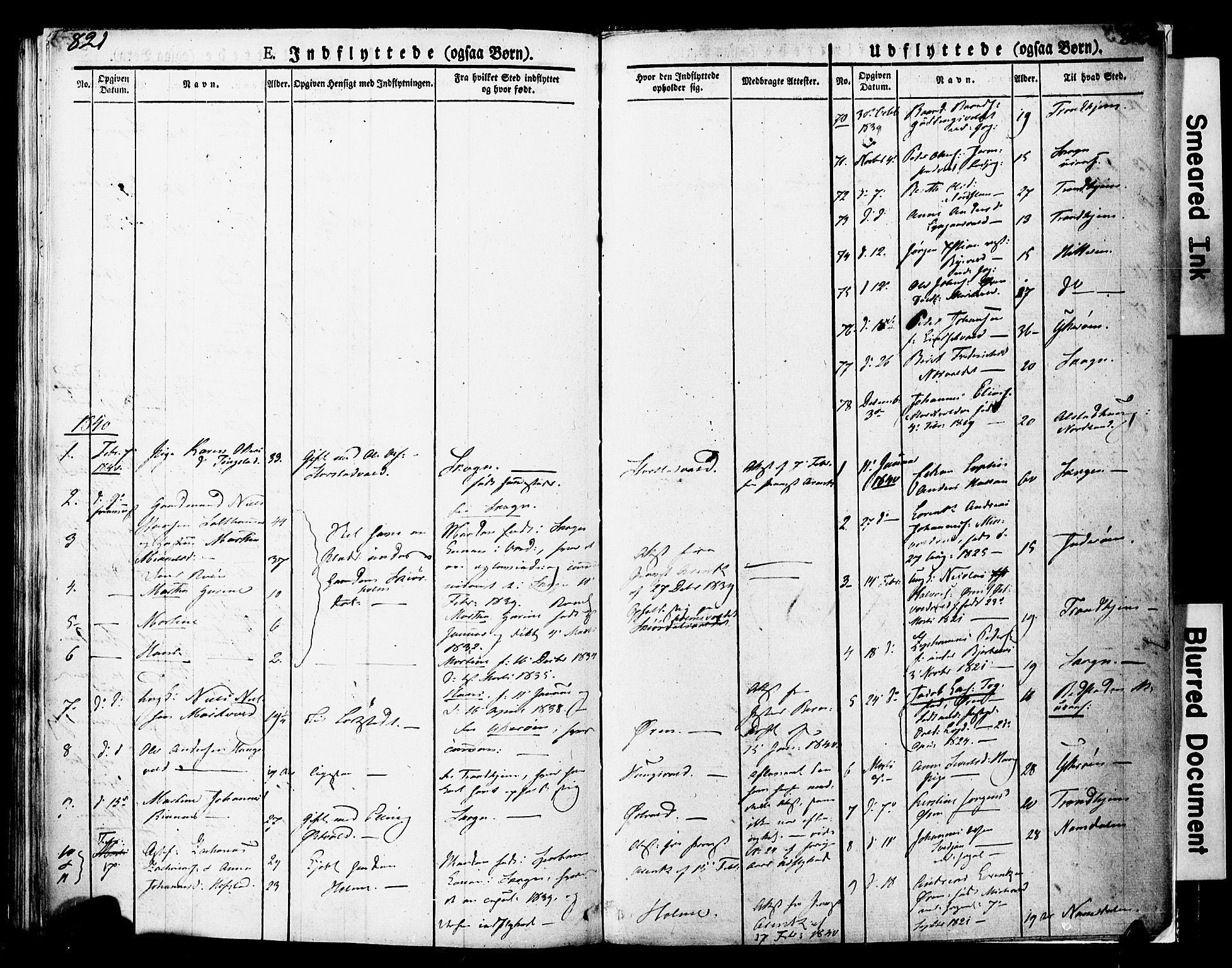 Ministerialprotokoller, klokkerbøker og fødselsregistre - Nord-Trøndelag, SAT/A-1458/723/L0243: Parish register (official) no. 723A12, 1822-1851, p. 821-822