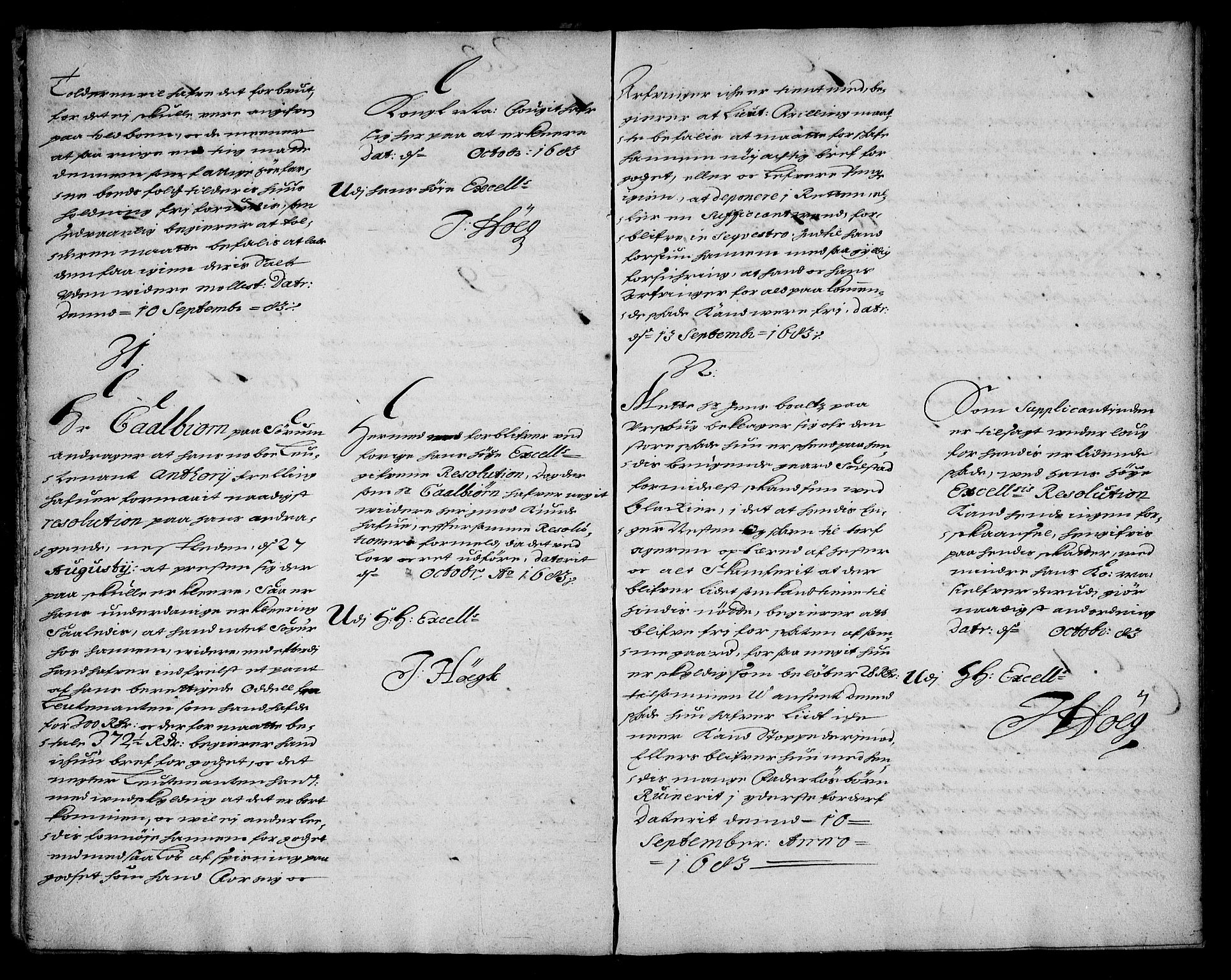 Stattholderembetet 1572-1771, RA/EA-2870/Ae/L0001: Supplikasjons- og resolusjonsprotokoll, 1683-1684