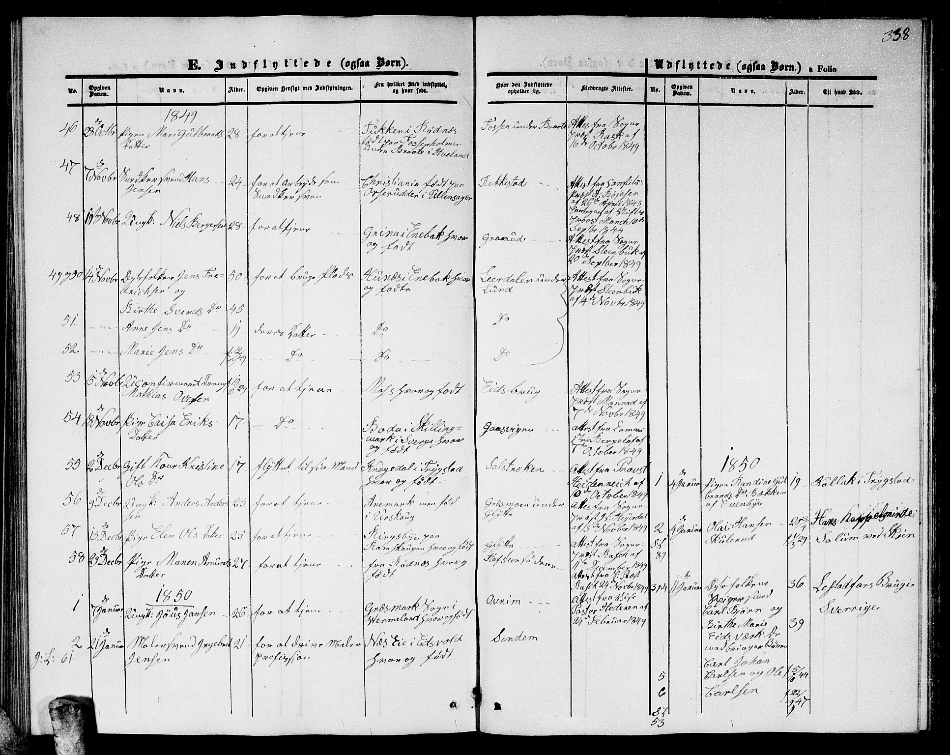 Høland prestekontor Kirkebøker, SAO/A-10346a/G/Ga/L0003: Parish register (copy) no. I 3, 1846-1853, p. 338