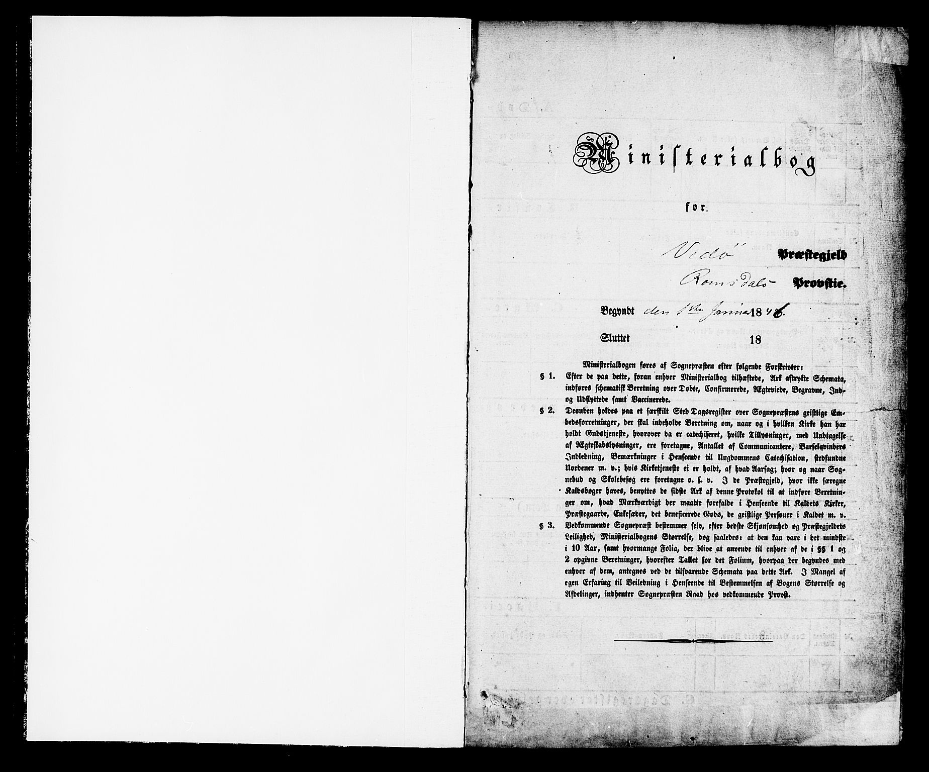 Ministerialprotokoller, klokkerbøker og fødselsregistre - Møre og Romsdal, SAT/A-1454/547/L0603: Parish register (official) no. 547A05, 1846-1877