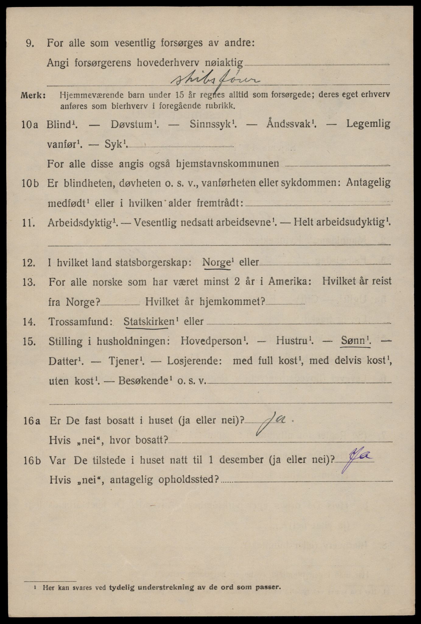 SAST, 1920 census for Stavanger, 1920, p. 56077