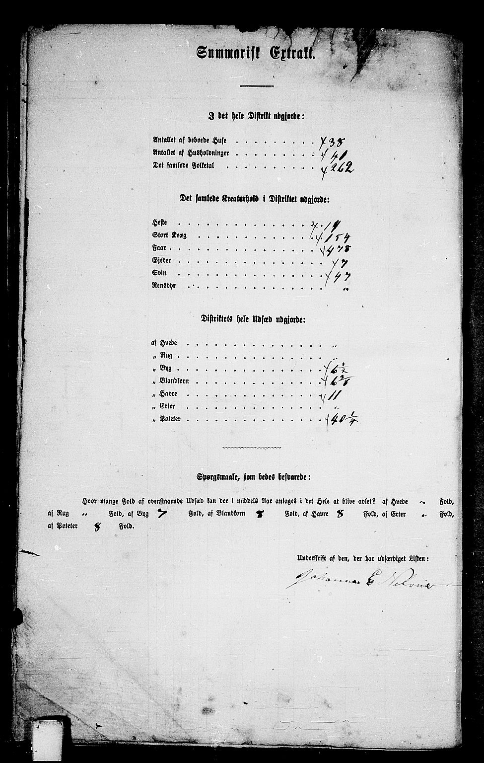 RA, 1865 census for Edøy, 1865, p. 130