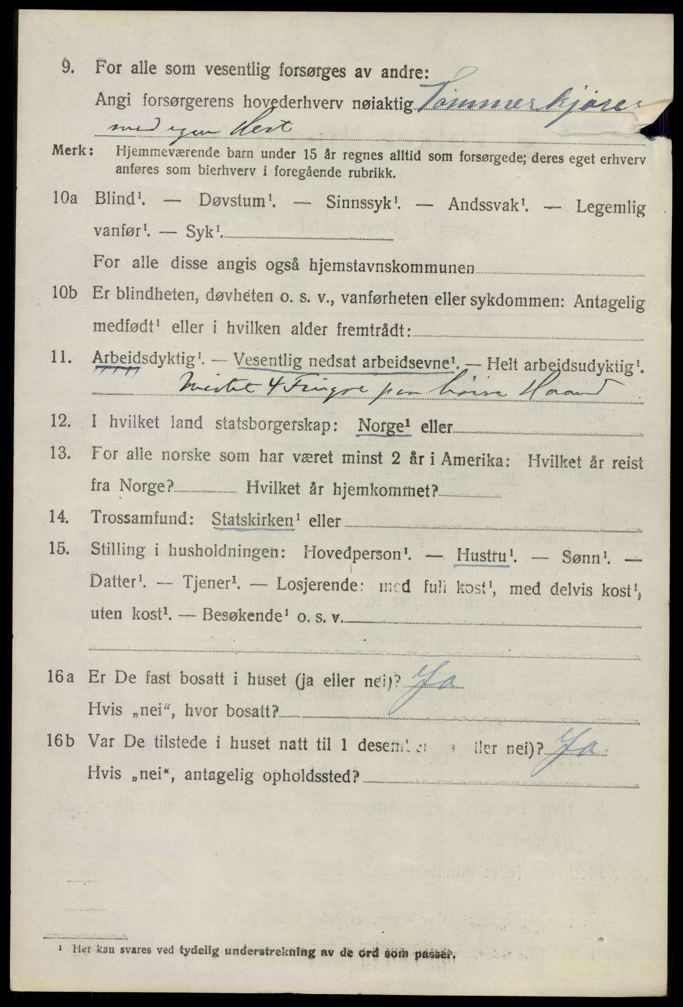 SAO, 1920 census for Moss land district, 1920, p. 6442