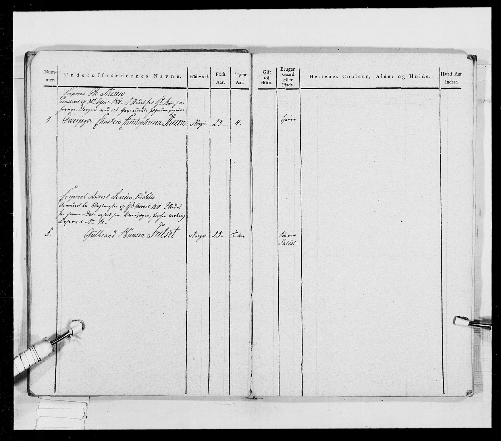 Generalitets- og kommissariatskollegiet, Det kongelige norske kommissariatskollegium, AV/RA-EA-5420/E/Eh/L0024: Norske jegerkorps, 1810-1812, p. 534