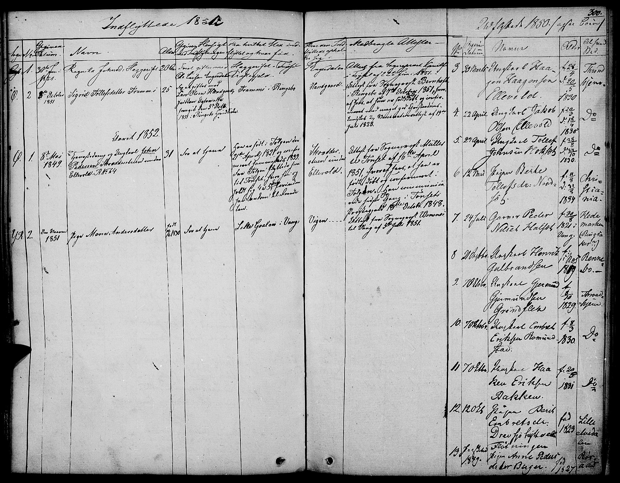 Rendalen prestekontor, SAH/PREST-054/H/Ha/Haa/L0004: Parish register (official) no. 4, 1829-1852, p. 300