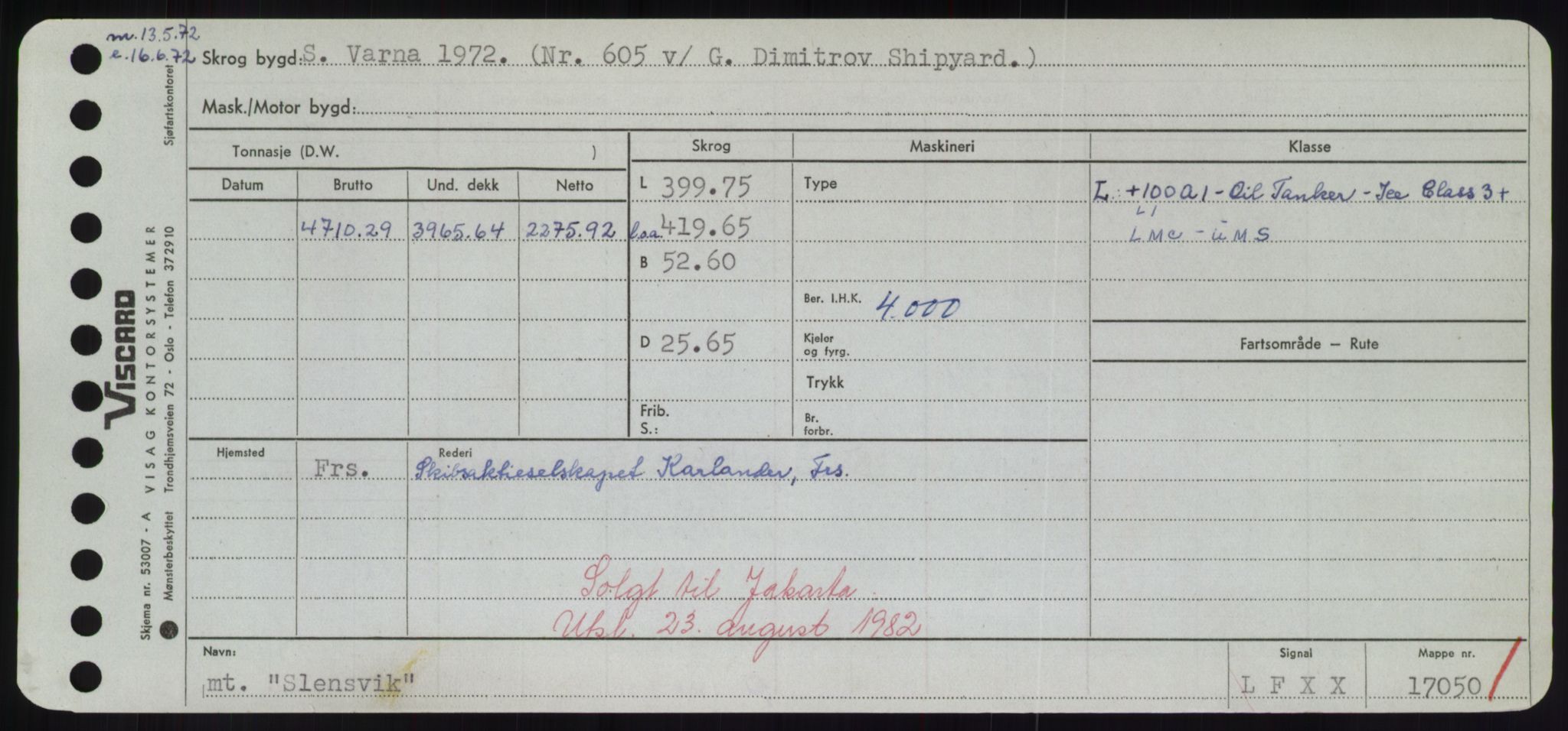 Sjøfartsdirektoratet med forløpere, Skipsmålingen, AV/RA-S-1627/H/Hd/L0034: Fartøy, Sk-Slå, p. 411