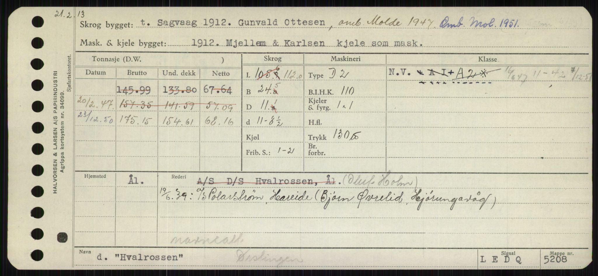 Sjøfartsdirektoratet med forløpere, Skipsmålingen, AV/RA-S-1627/H/Hb/L0002: Fartøy, E-H, p. 427