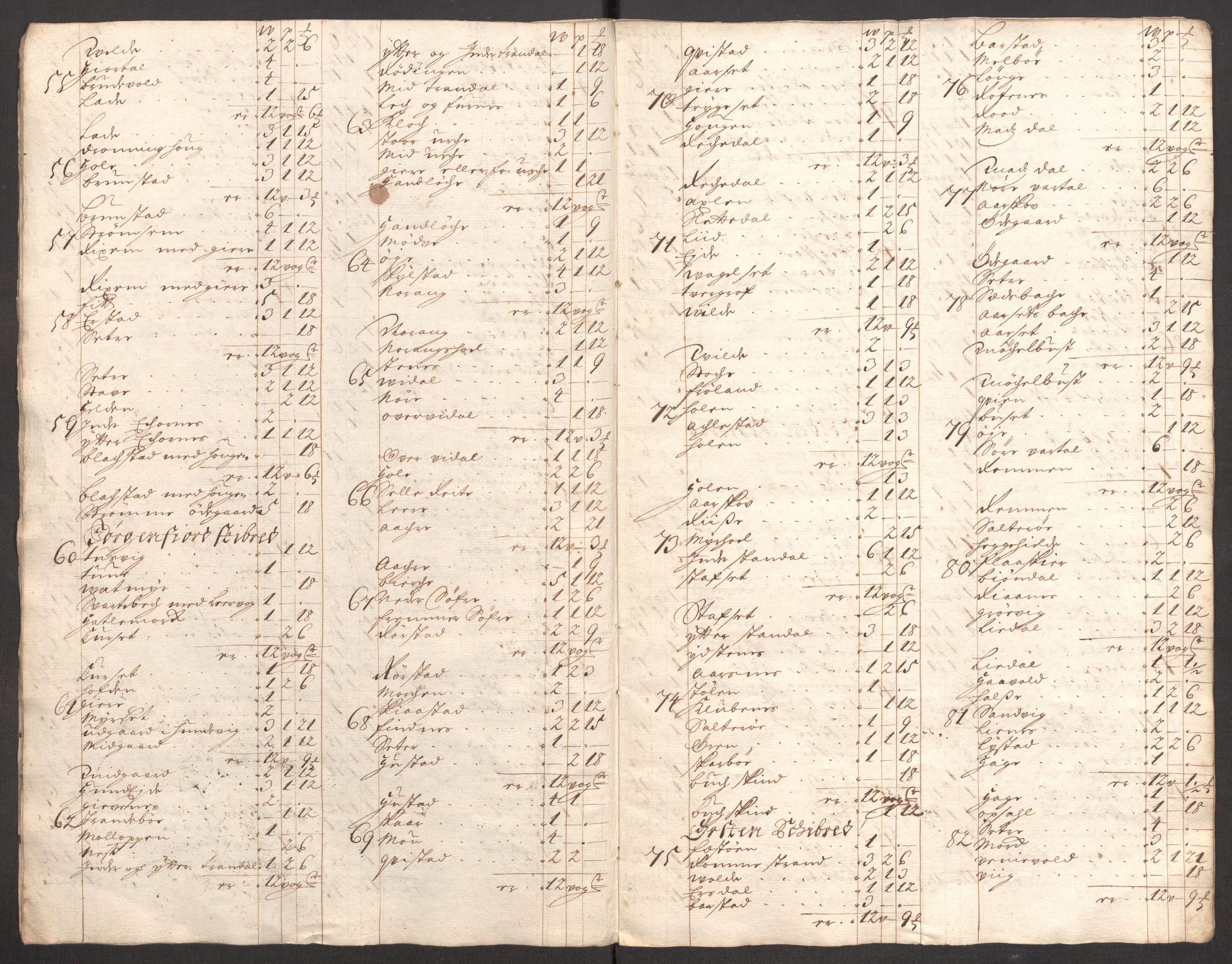 Rentekammeret inntil 1814, Reviderte regnskaper, Fogderegnskap, AV/RA-EA-4092/R54/L3561: Fogderegnskap Sunnmøre, 1706-1707, p. 141