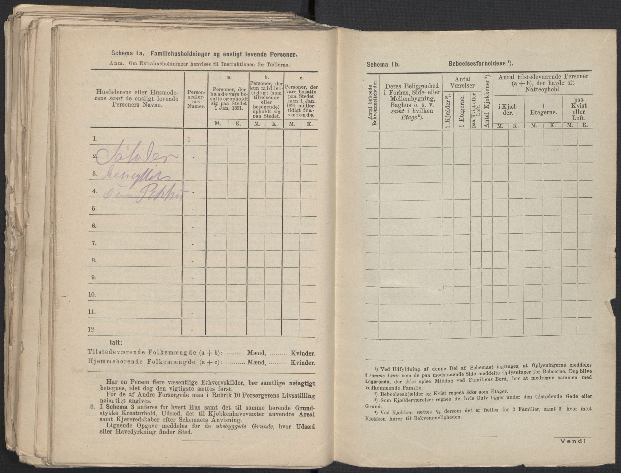 RA, 1891 Census for 1301 Bergen, 1891, p. 5604