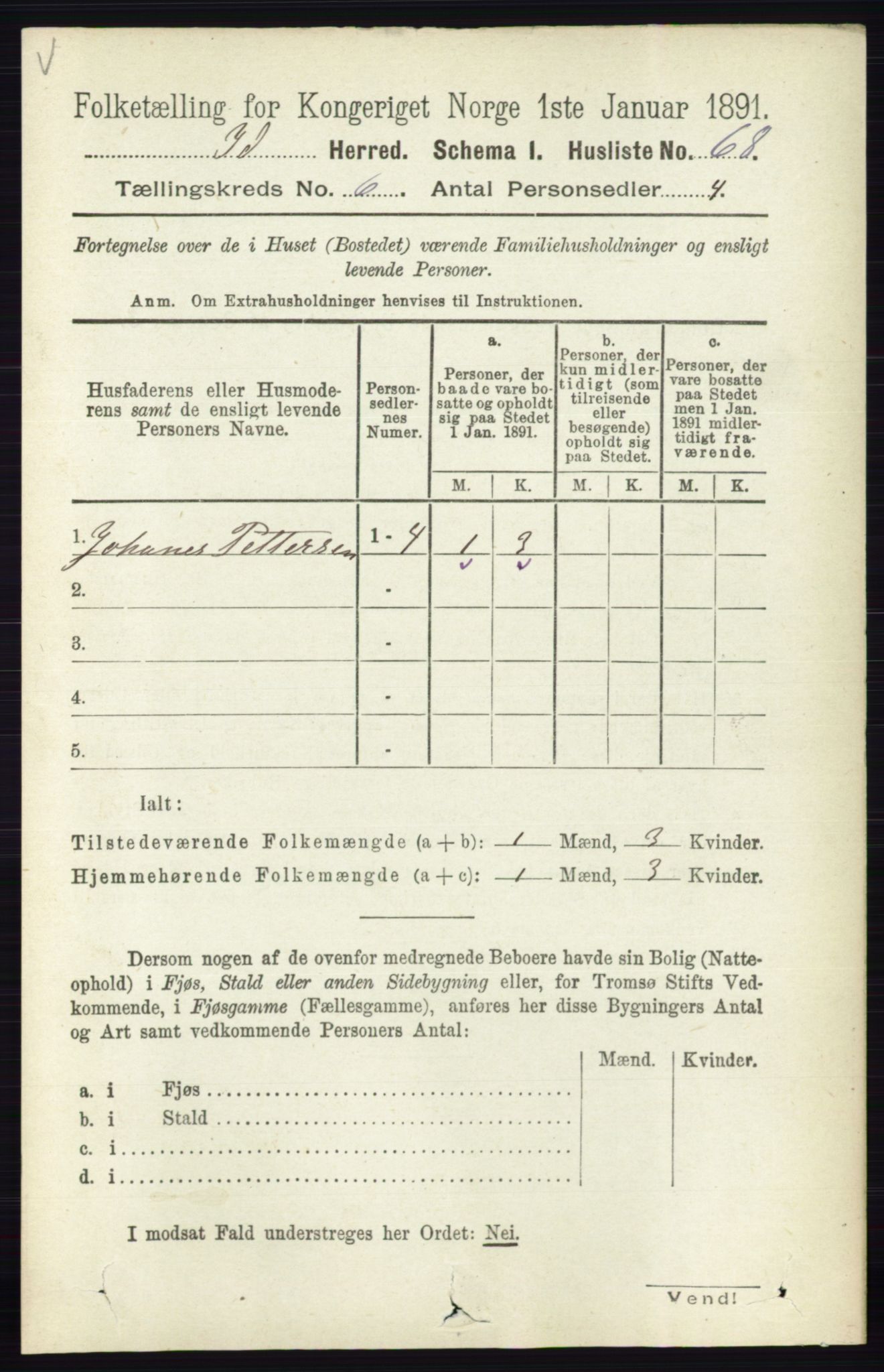 RA, 1891 census for 0117 Idd, 1891, p. 3570