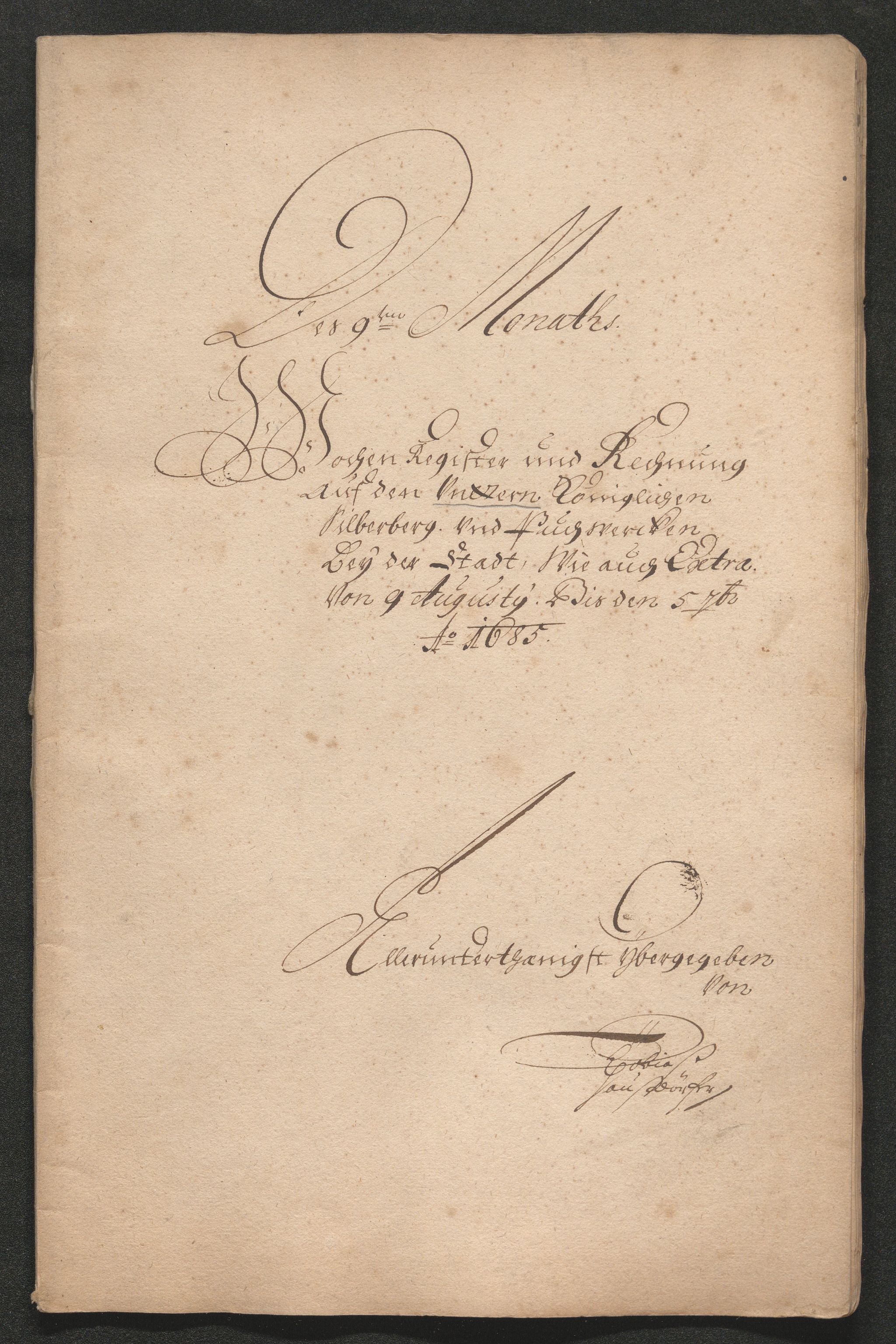 Kongsberg Sølvverk 1623-1816, SAKO/EA-3135/001/D/Dc/Dcd/L0059: Utgiftsregnskap for gruver m.m., 1685-1686, p. 179