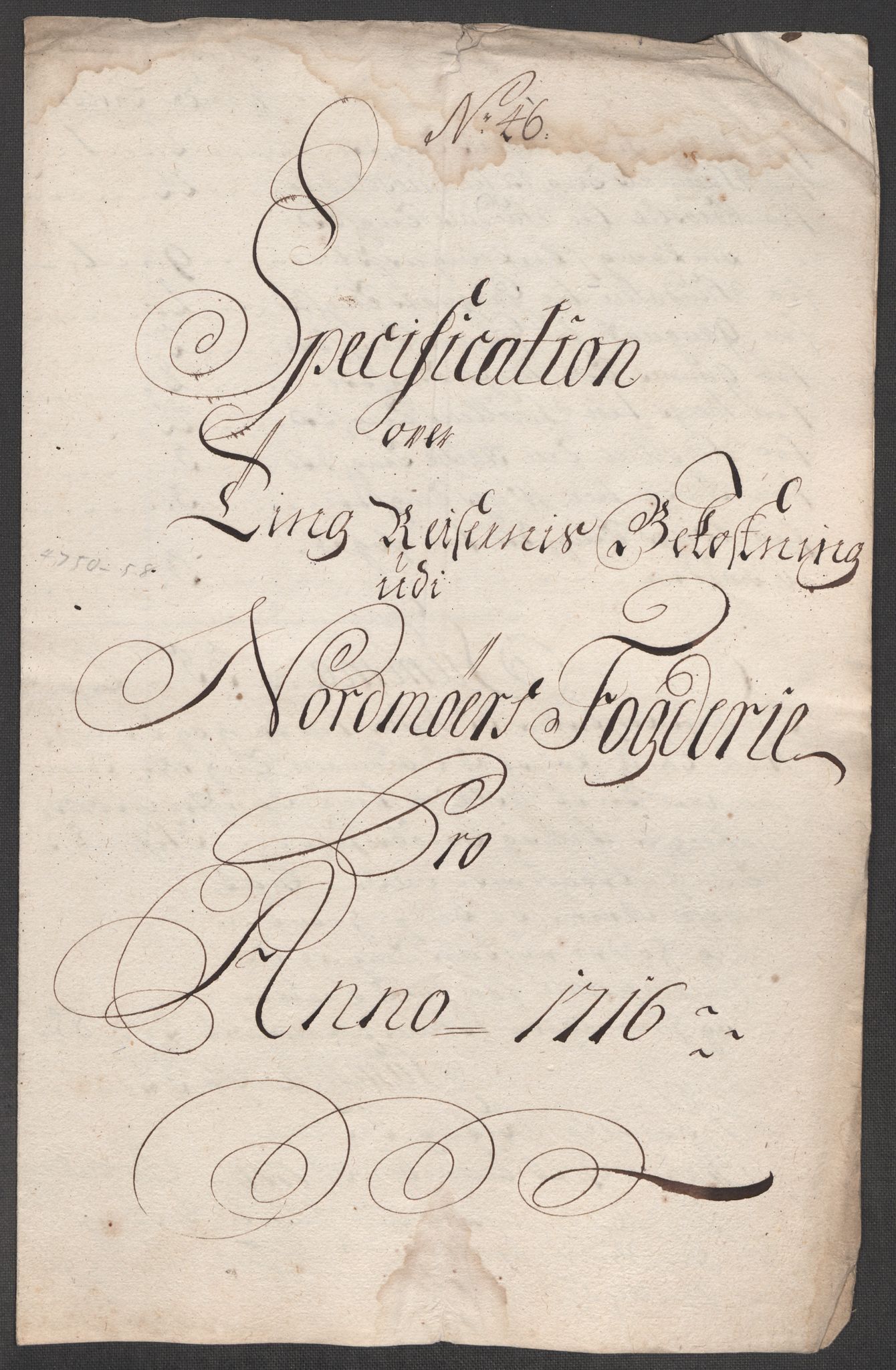 Rentekammeret inntil 1814, Reviderte regnskaper, Fogderegnskap, AV/RA-EA-4092/R56/L3749: Fogderegnskap Nordmøre, 1716, p. 404