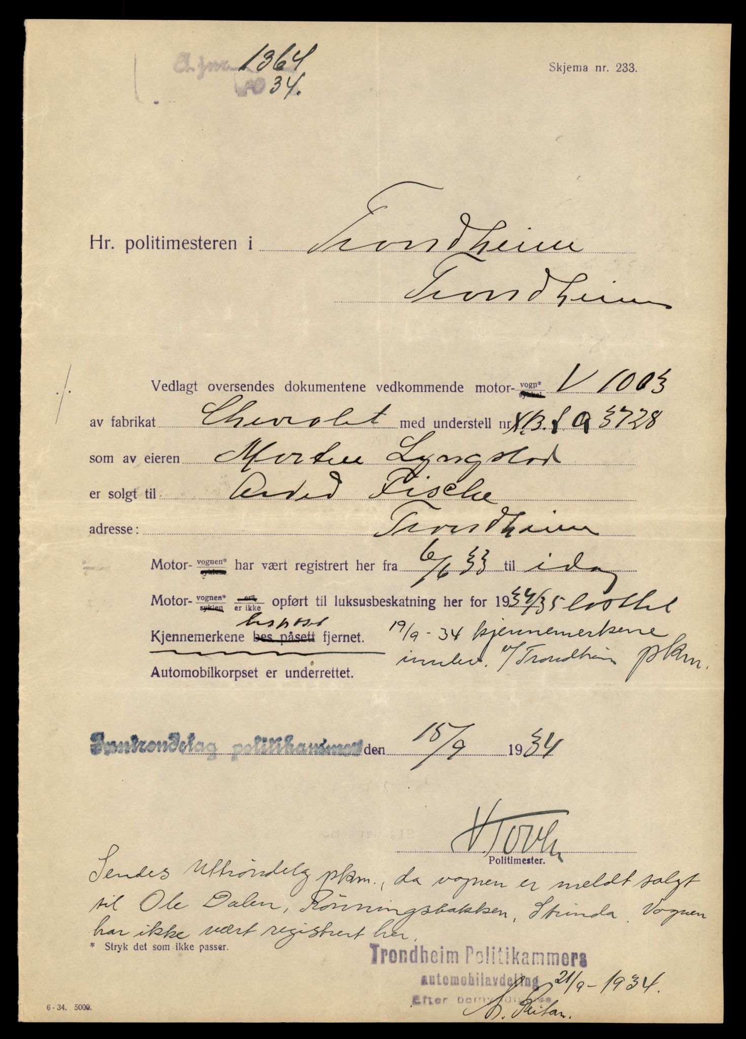 Møre og Romsdal vegkontor - Ålesund trafikkstasjon, AV/SAT-A-4099/F/Fe/L0035: Registreringskort for kjøretøy T 12653 - T 12829, 1927-1998, p. 1084