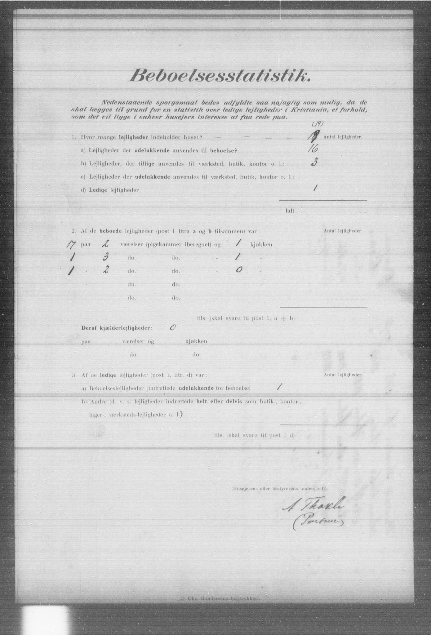 OBA, Municipal Census 1902 for Kristiania, 1902, p. 7036