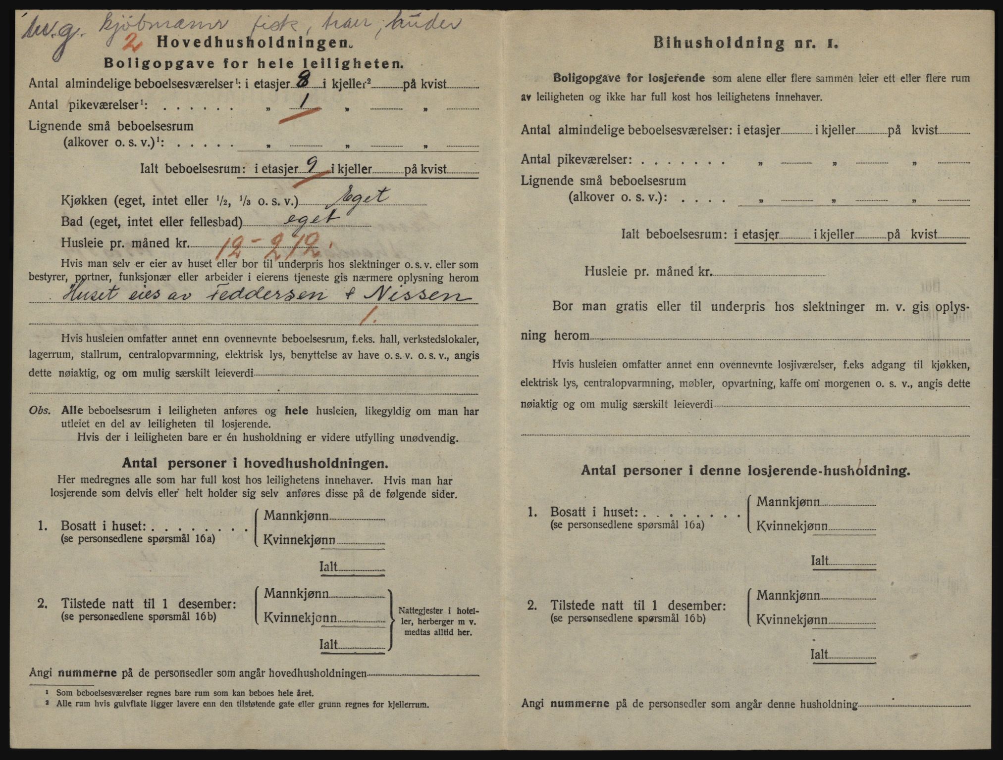SATØ, 1920 census for Hammerfest, 1920, p. 1449