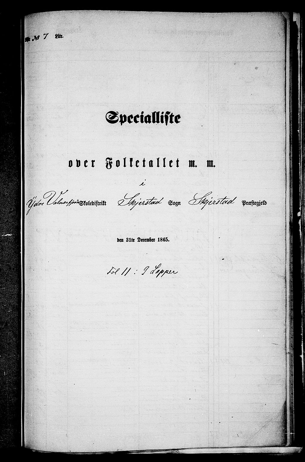 RA, 1865 census for Skjerstad, 1865, p. 130