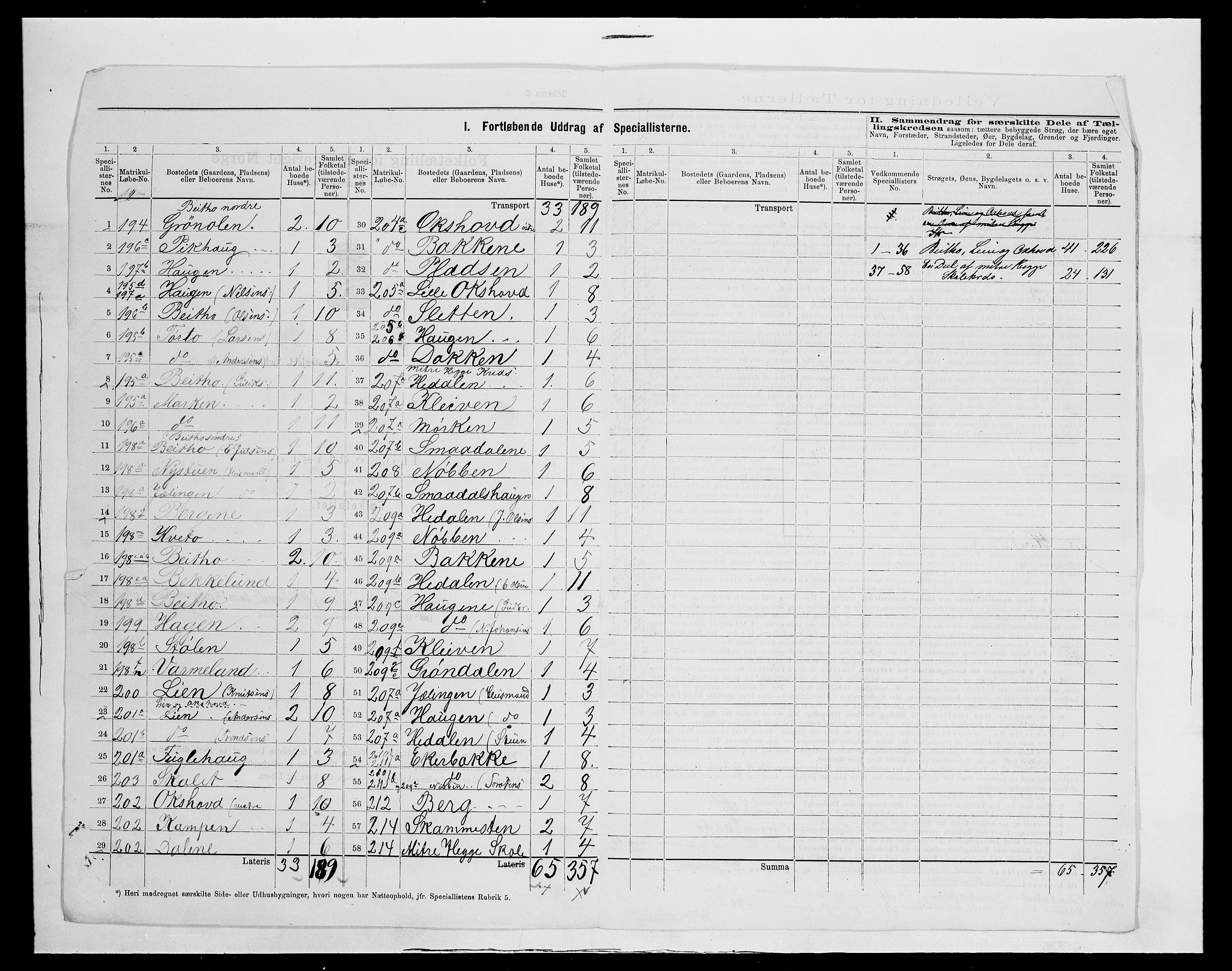 SAH, 1875 census for 0544P Øystre Slidre, 1875, p. 11