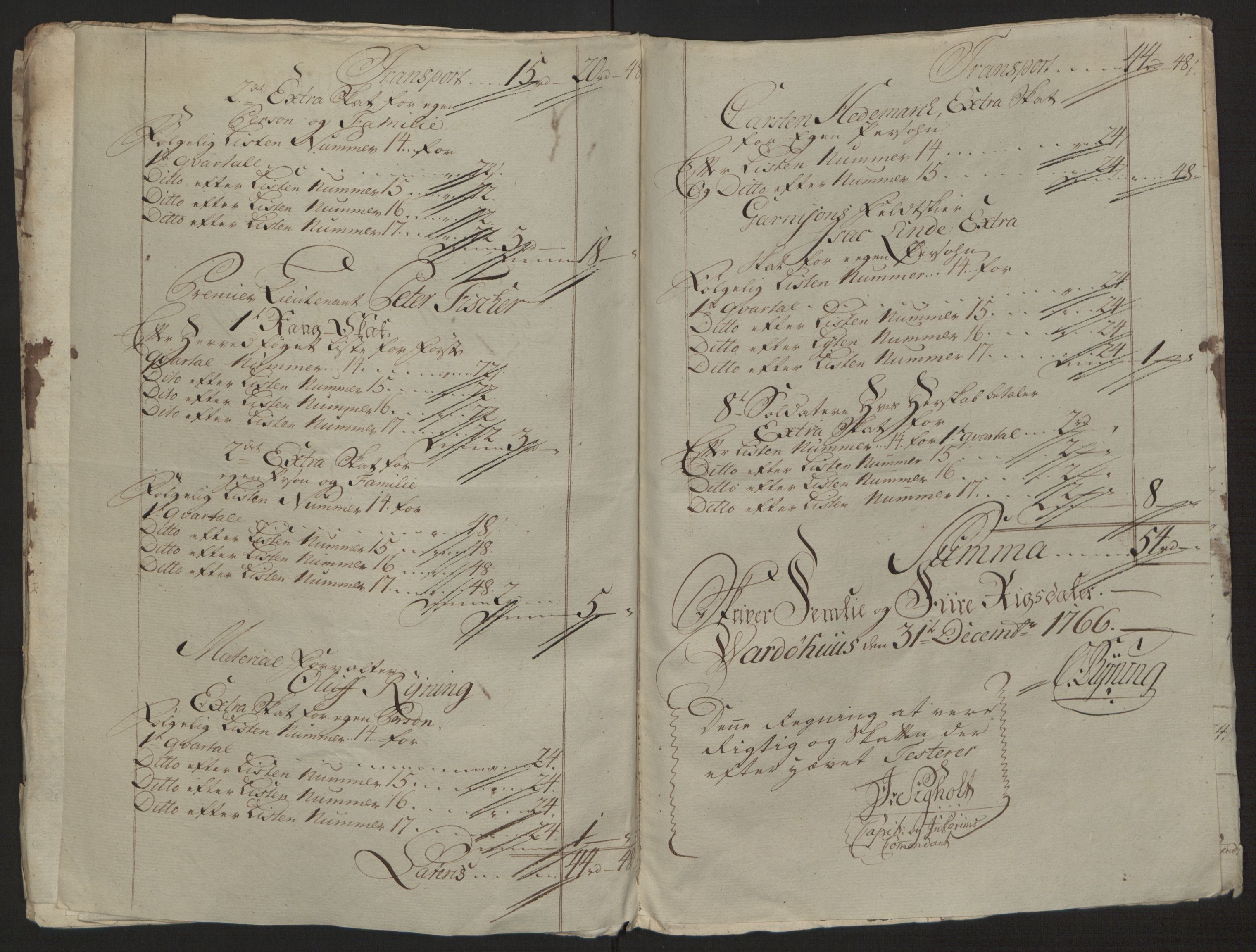 Rentekammeret inntil 1814, Reviderte regnskaper, Fogderegnskap, AV/RA-EA-4092/R69/L4910: Ekstraskatten  Finnmark/Vardøhus, 1762-1772, p. 199