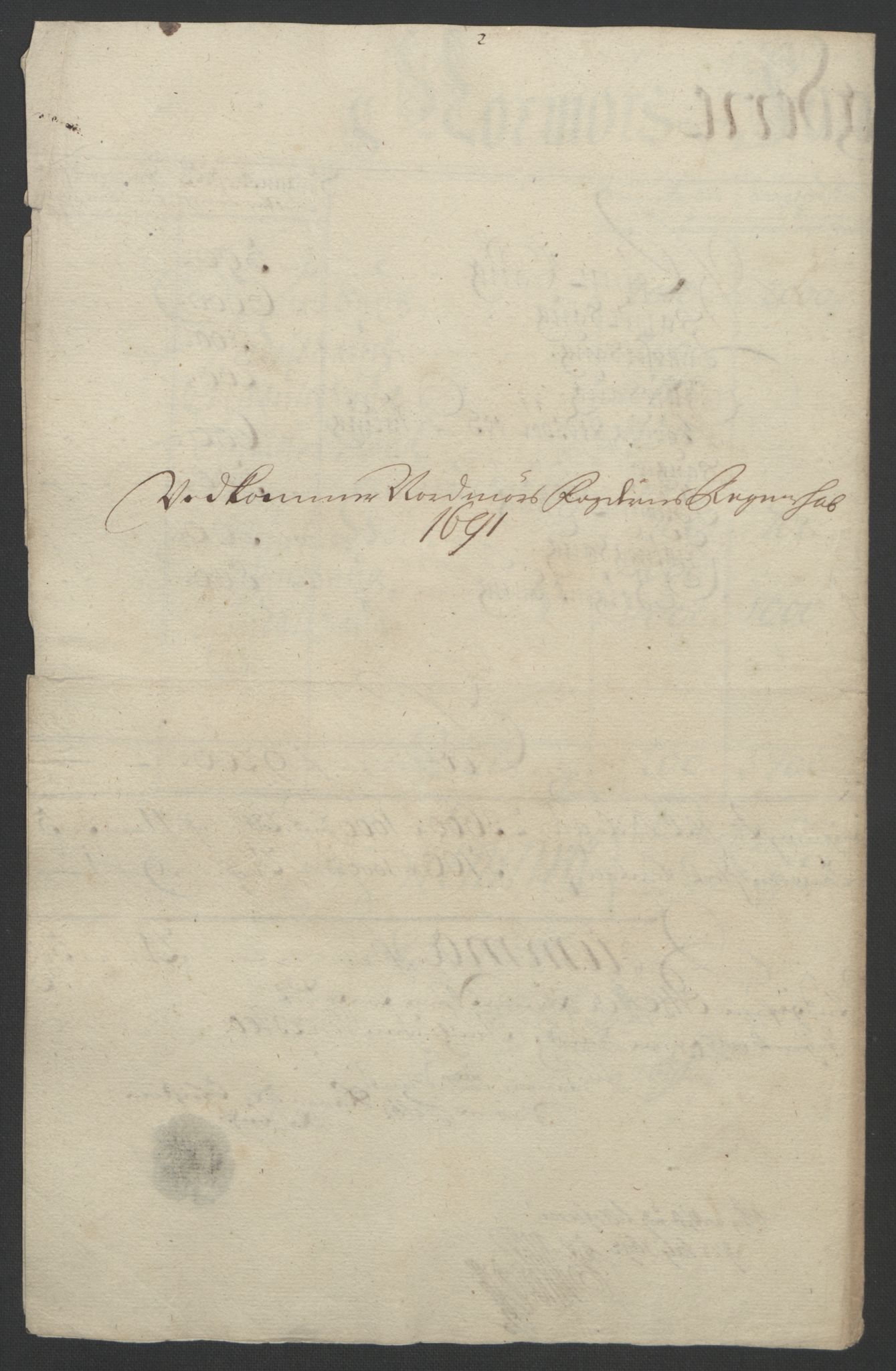 Rentekammeret inntil 1814, Reviderte regnskaper, Fogderegnskap, RA/EA-4092/R56/L3734: Fogderegnskap Nordmøre, 1690-1691, p. 287