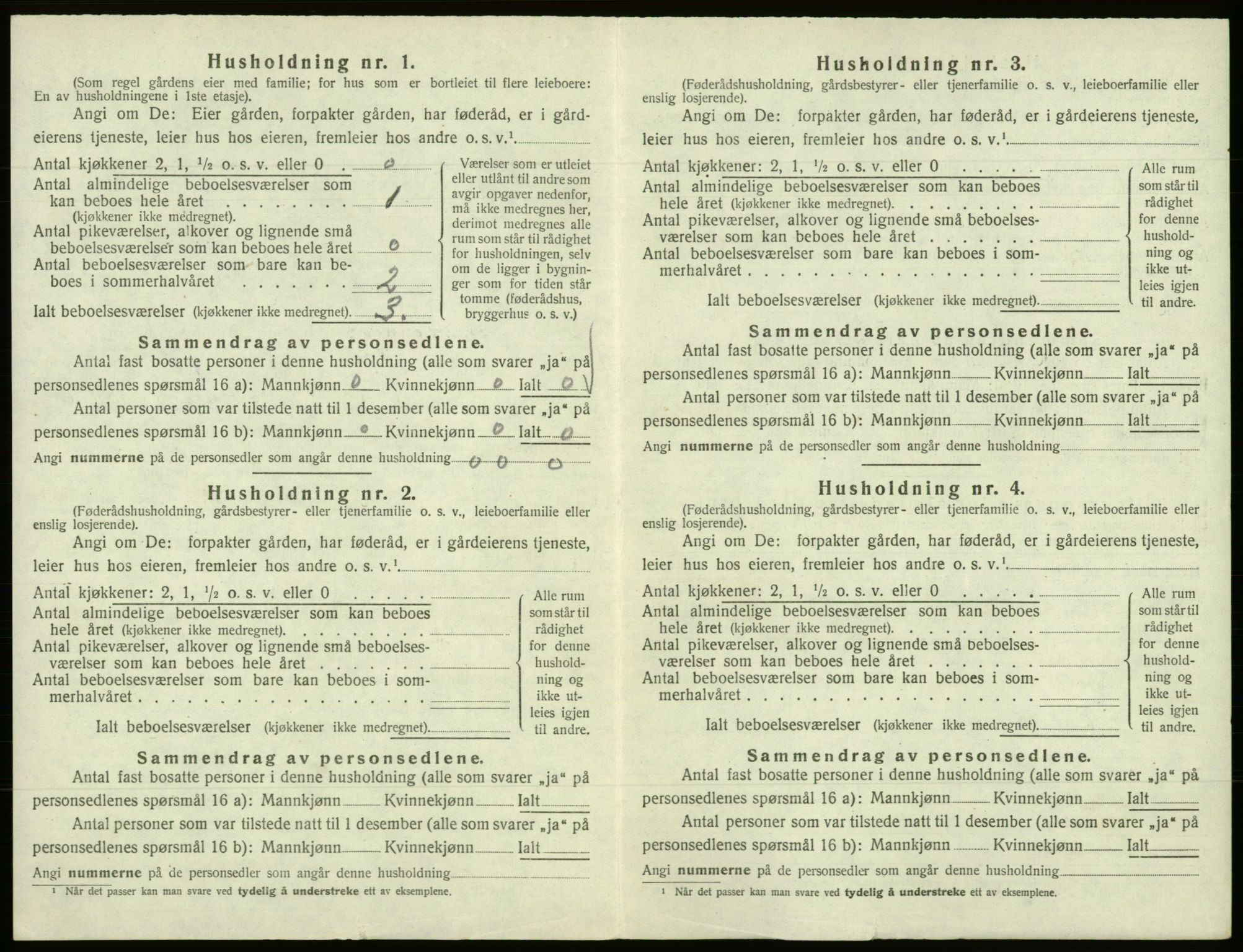 SAB, 1920 census for Samnanger, 1920, p. 193