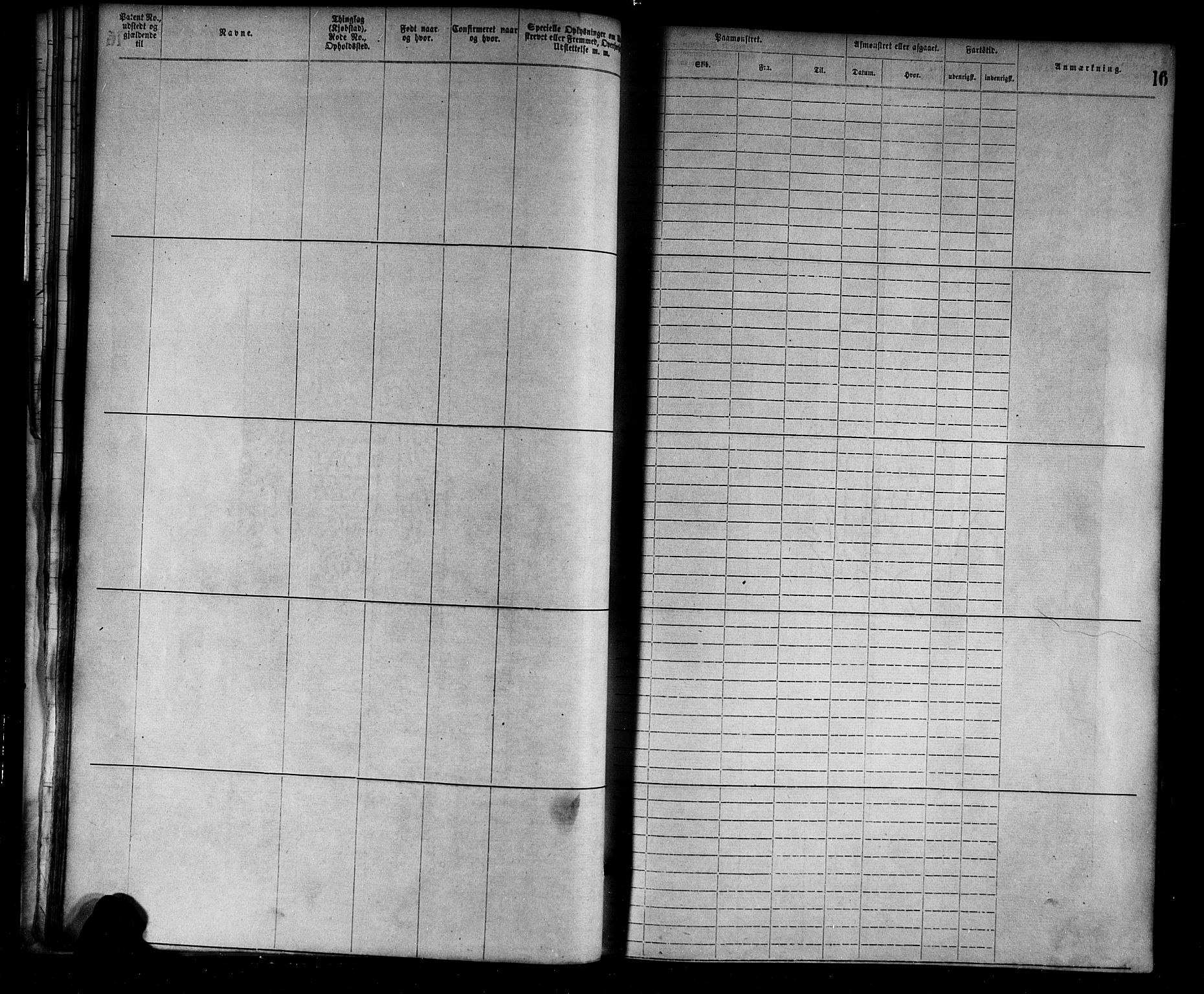Flekkefjord mønstringskrets, SAK/2031-0018/F/Fa/L0002: Annotasjonsrulle nr 1-1920 med register, N-2, 1870-1891, p. 36