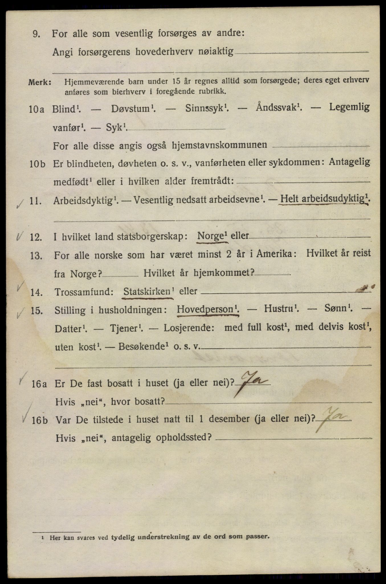 SAO, 1920 census for Kristiania, 1920, p. 428064